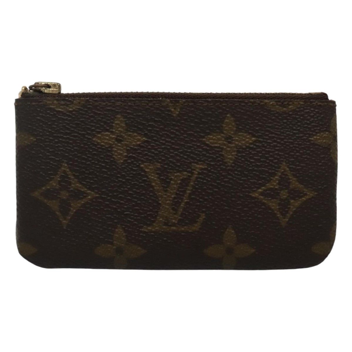 Louis Vuitton Pochette Clés Brown Canvas Wallet (Pre-Owned) Size ONE SIZE - 1 Thumbnail