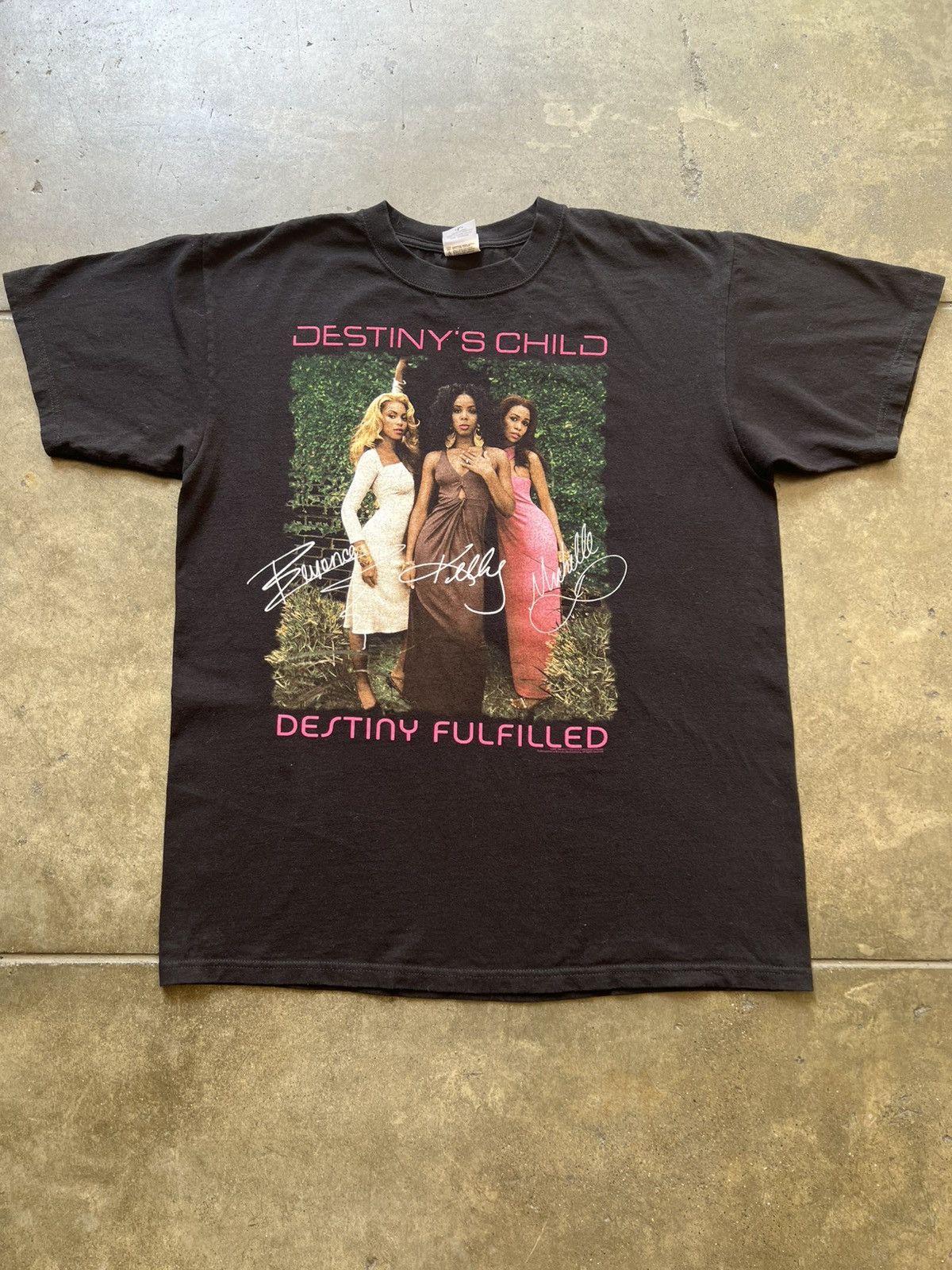 VTG 2005 Destiny’s Child Tour Band Tee Shirt Beyonce R&B