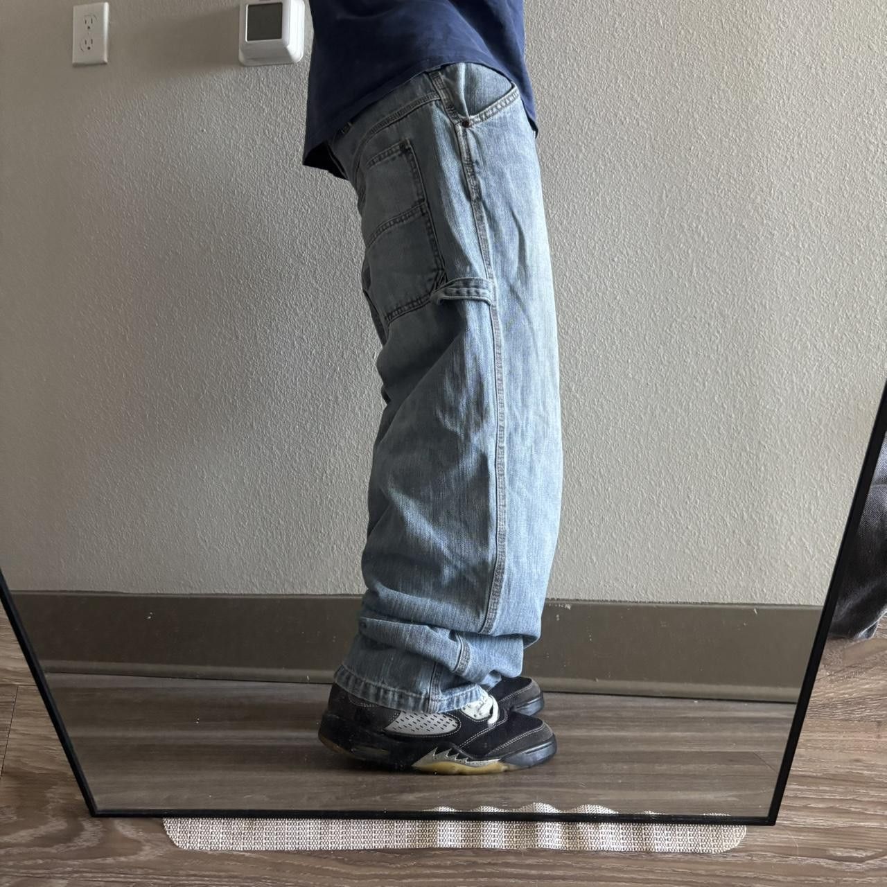 Vintage Crazy Vintage Y2K/2000s Baggy Grunge Skater Style Carpenter Denim Jeans! 34x32 Size US 34 / EU 50 - 2 Thumbnail