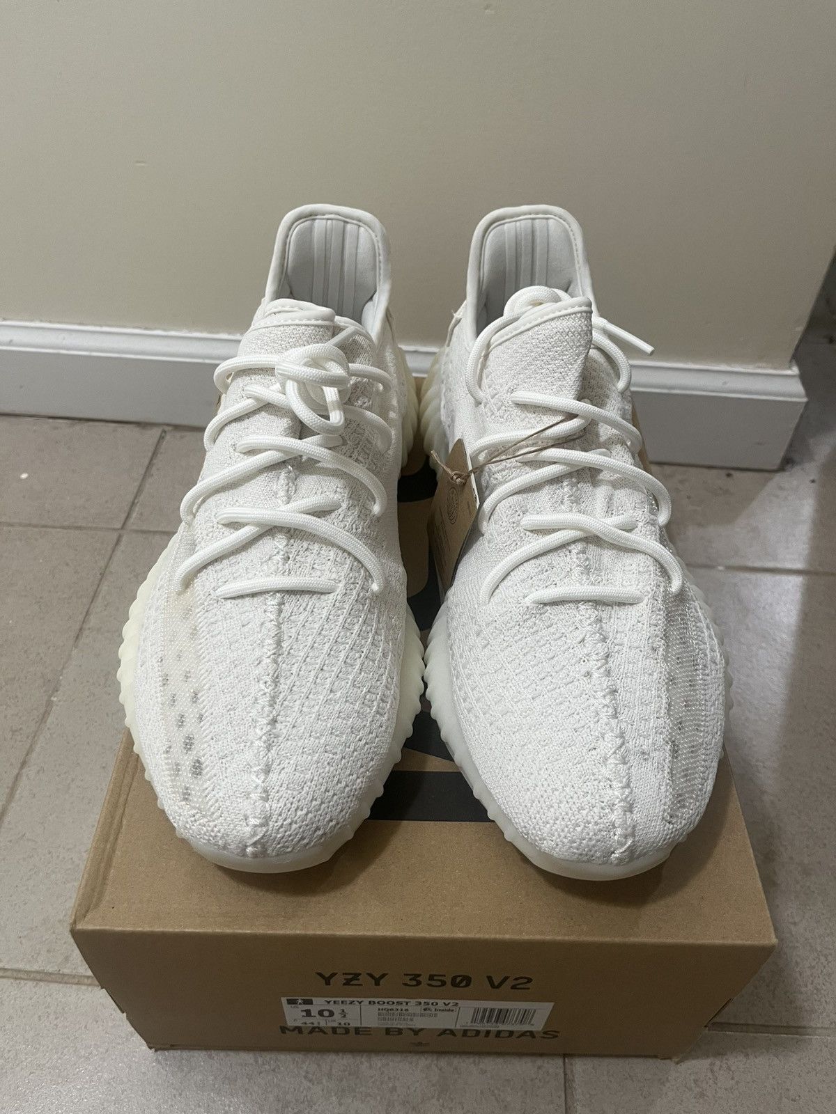 Adidas × Kanye West Adidas Yeezy Boost 350 V2 “Bone” Sz 10.5us Size US 10.5 / EU 43-44 - 3 Thumbnail