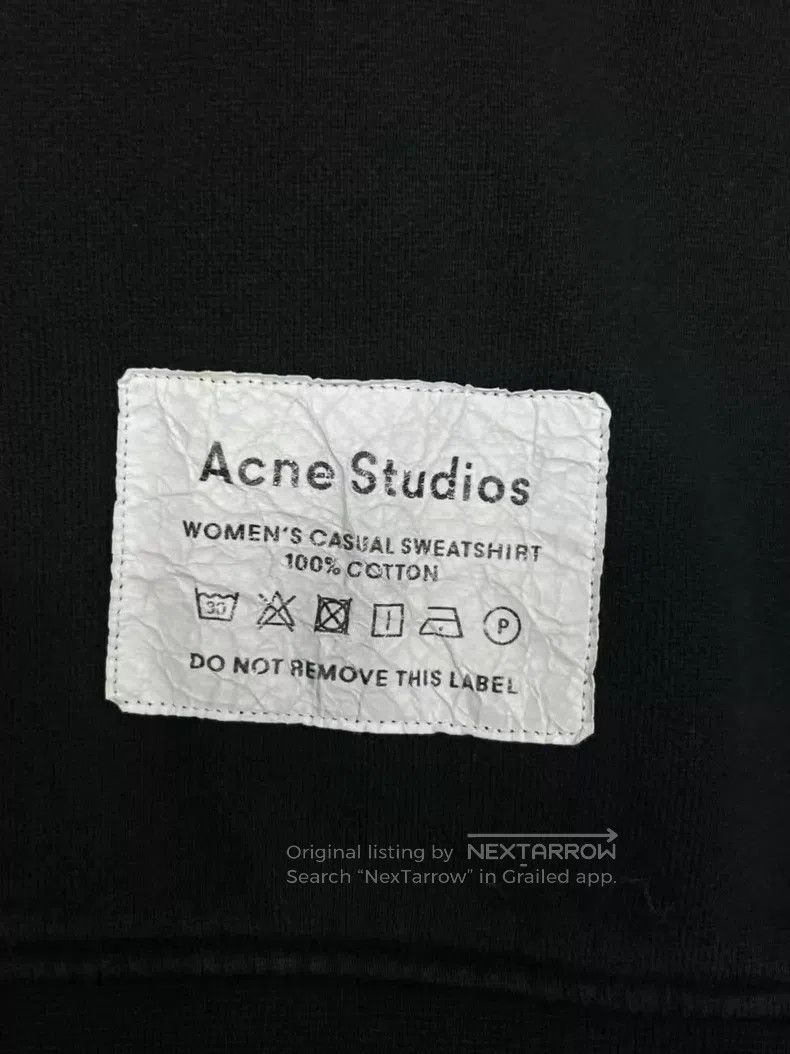 Acne Studios Acne Studios Black crewneck sweatshirt Size S / US 4 / IT 40 - 5 Thumbnail