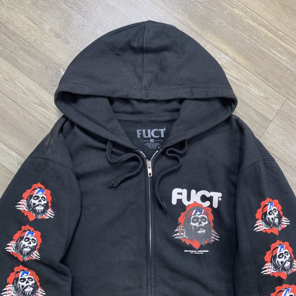 FUCT × Hook-Ups Vintage Fuct Zip Hoodie RIP of Jesus Powell Parody Size US M / EU 48-50 / 2 - 3 Thumbnail
