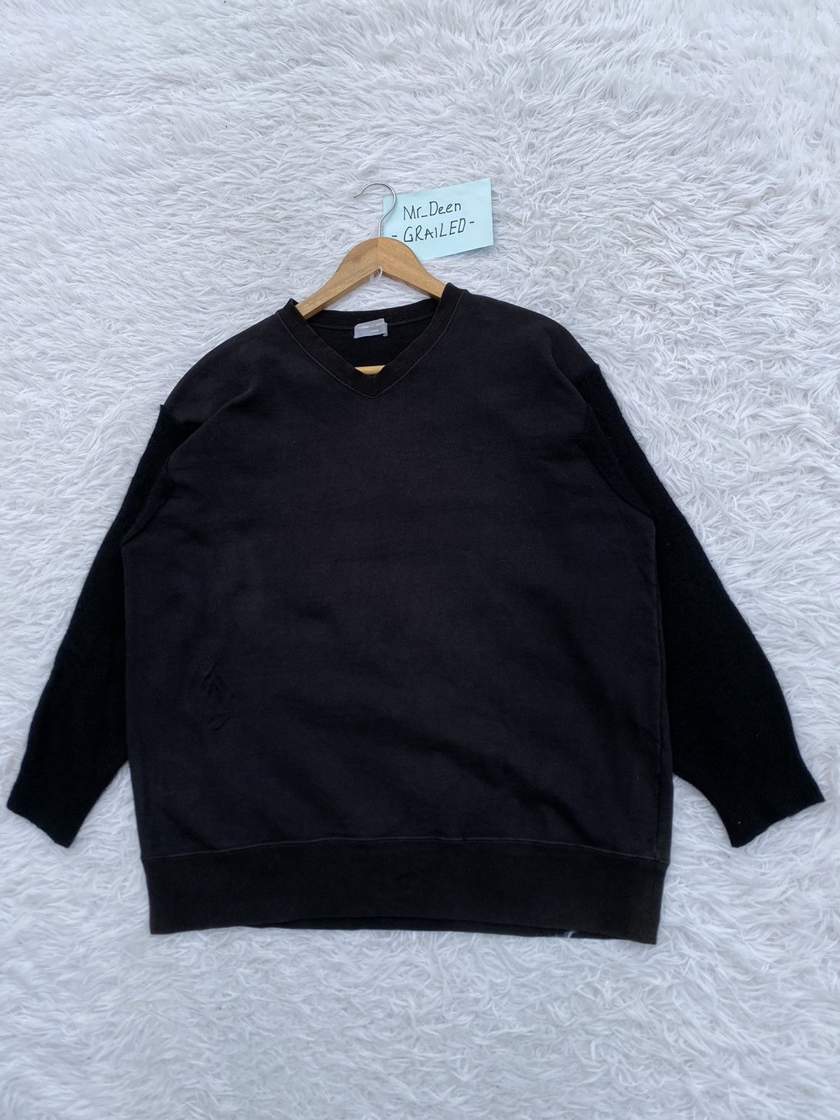Comme des Garcons Vintage 1998 Comme des Garcons Homme Sweatshirt Size US L / EU 52-54 / 3 - 3 Thumbnail