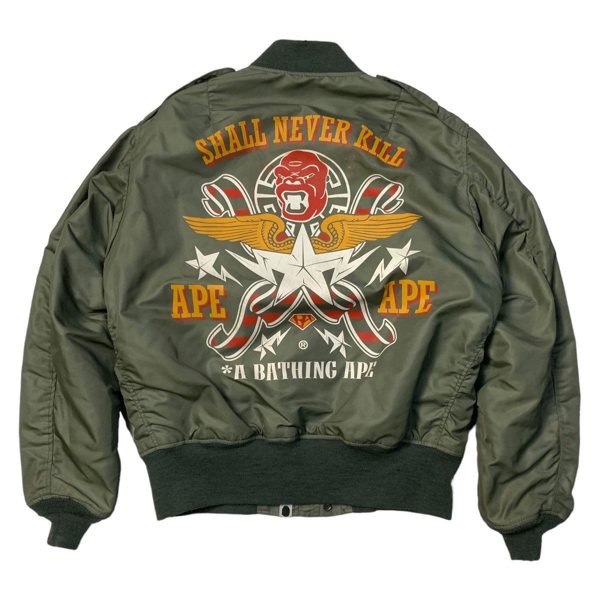 Bape Bape x Real McCoy’s L2B Bomber Jacket Size US L / EU 52-54 / 3 - 1 Thumbnail