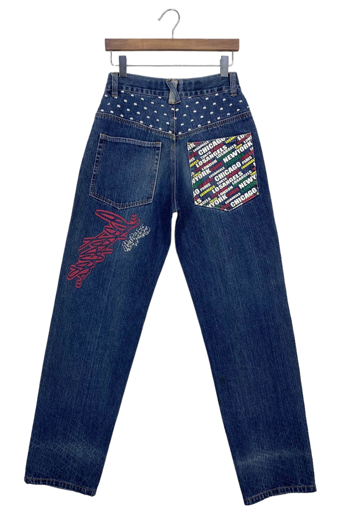 Japanese Brand Antful Jeans Capital City Print Jeans Size US 28 / EU 44 - 1 Thumbnail
