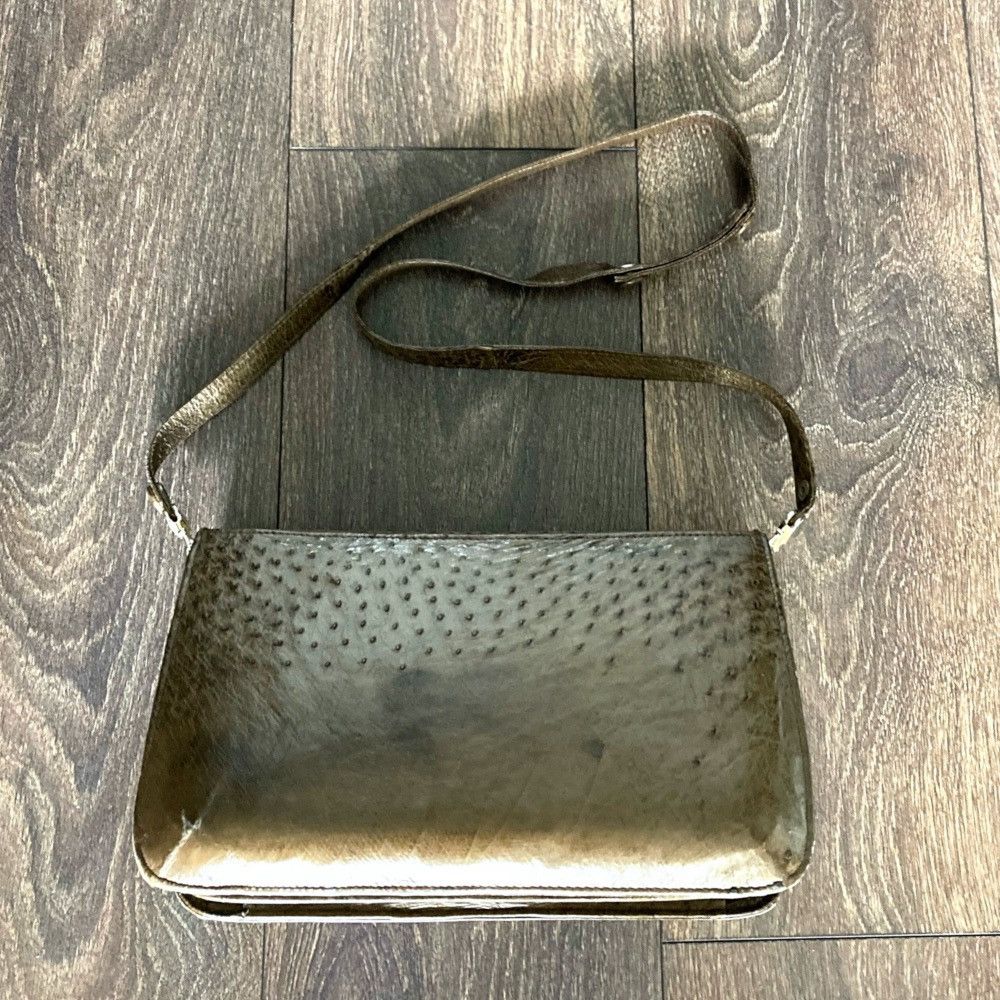 Other AUTHENTIC WOMANS VINTAGE OSTRICH SKIN PURSE Size ONE SIZE - 2 Thumbnail