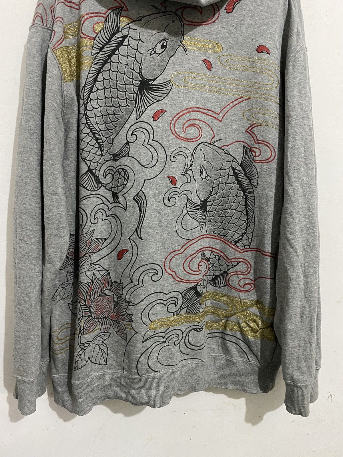 Japanese Brand 💸BINDINGOFFER💸Japanese sorridere koi fish hoodie Size US XL / EU 56 / 4 - 3 Thumbnail