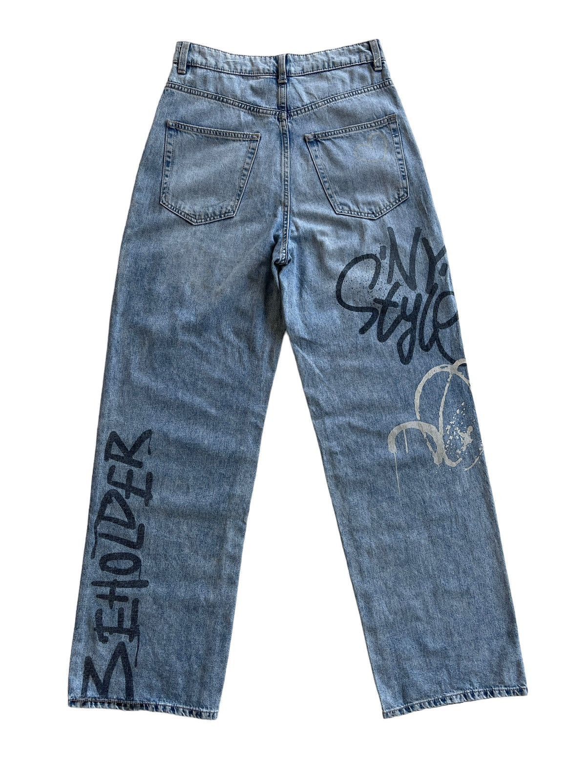Zara Printed Baggy jeans Size 28" / US 6 / IT 42 - 6 Thumbnail