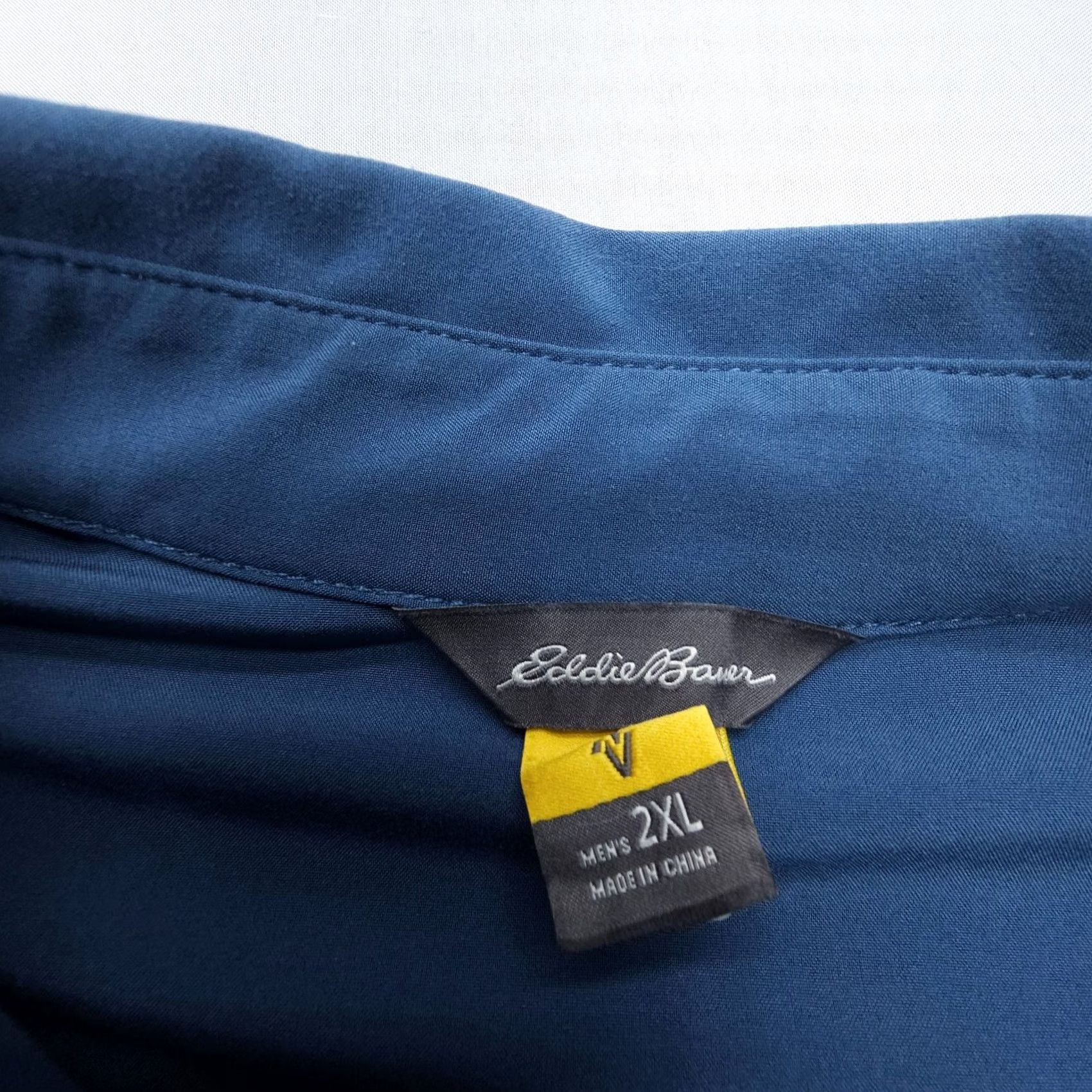 Eddie Bauer Eddie Bauer Travex Shirt Mens 2XL Blue Tech Stretch Hiking Travel Fishing Light Shirt Size US XXL / EU 58 / 5 - 3 Thumbnail