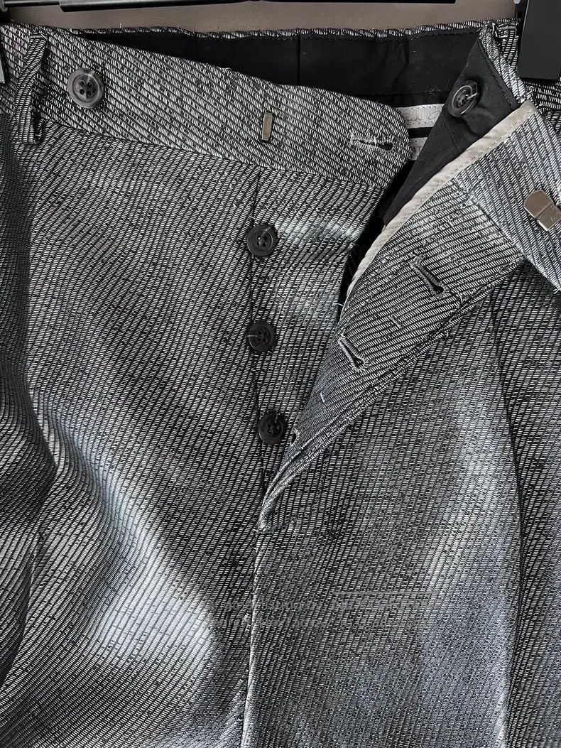 Rick Owens Rick Owens Cropped silver trousers Size US 42 / EU 58 - 5 Thumbnail