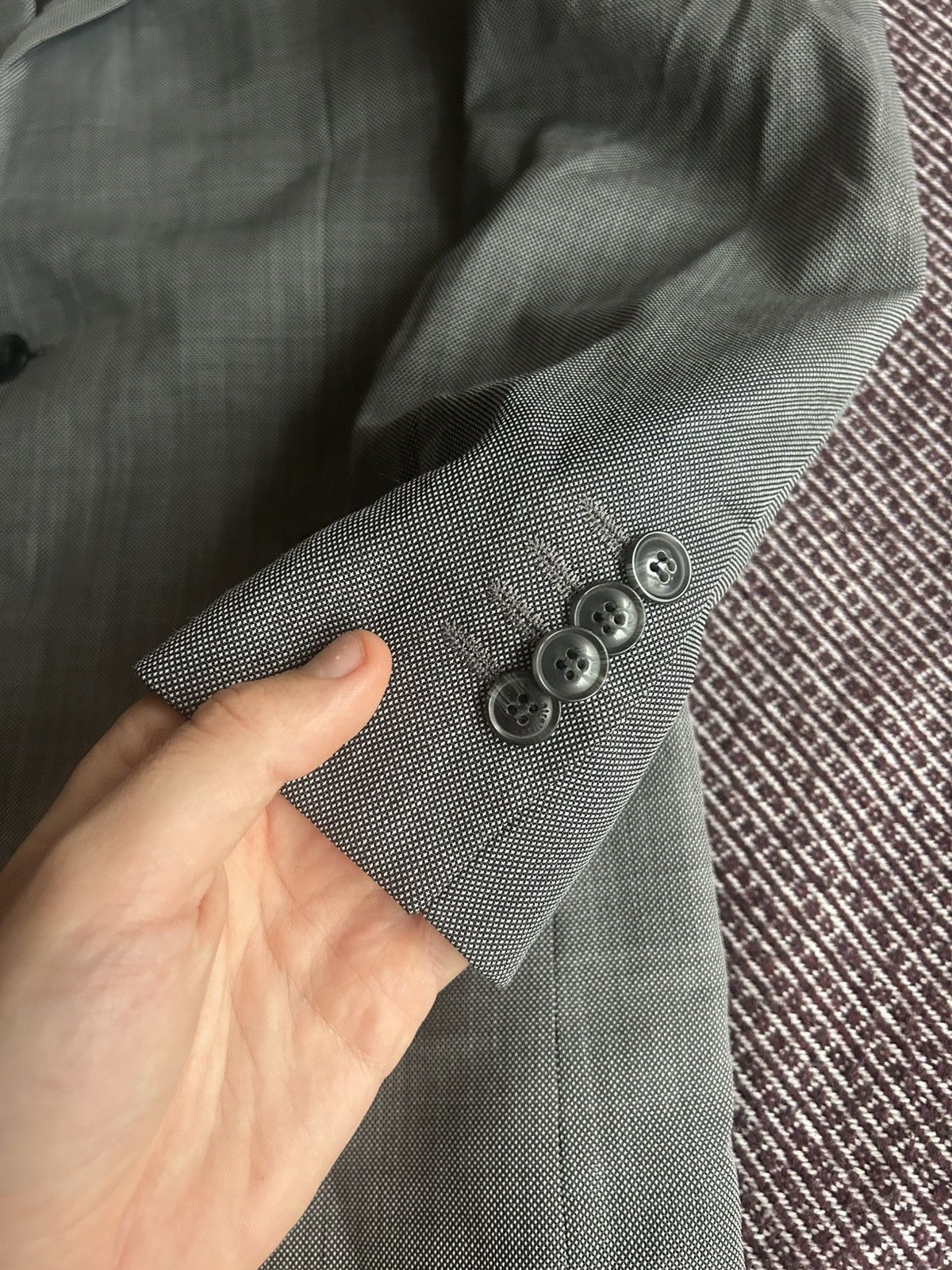 Strellson Strellson Wool Mens Suit 2 Button Solid Style Size 48 Luxury Size 38R - 3 Thumbnail