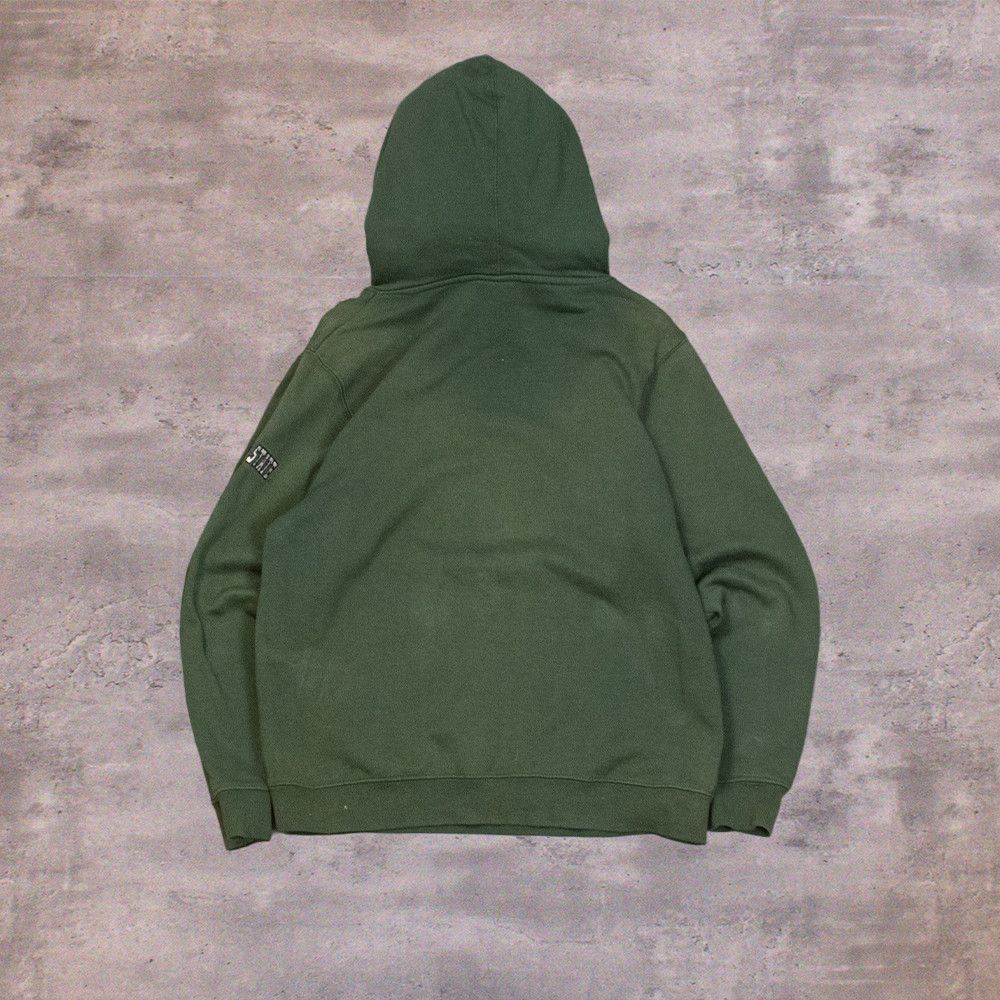 Japanese Brand Y2K 2000's Michigan State Sparentes Forest Green Hoodie Size US M / EU 48-50 / 2 - 2 Thumbnail