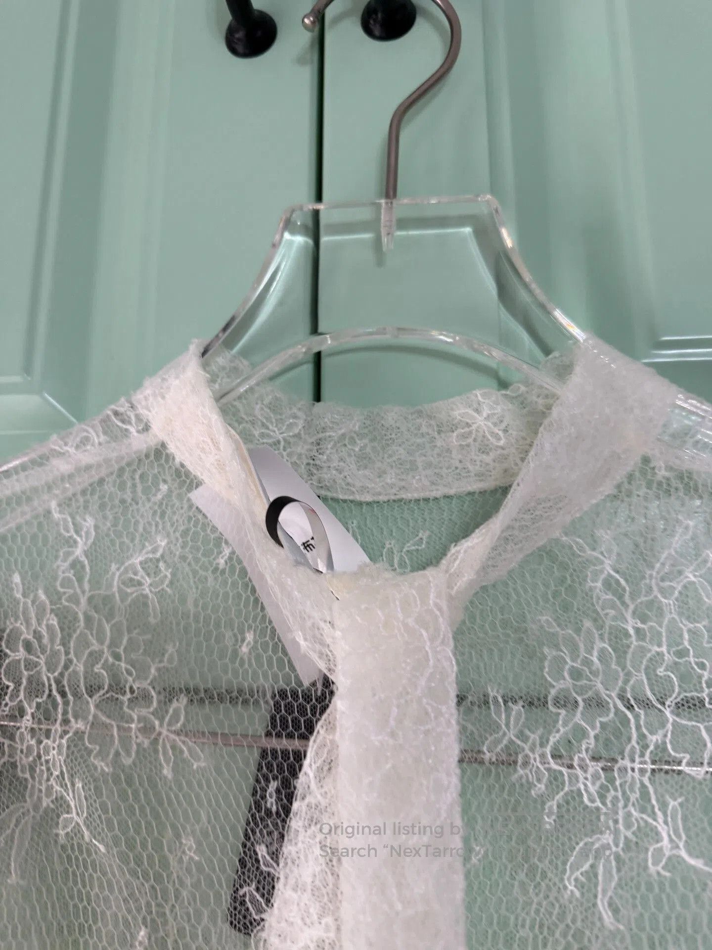 Dior Dior White Lace Shirt. Size S / US 4 / IT 40 - 7 Thumbnail