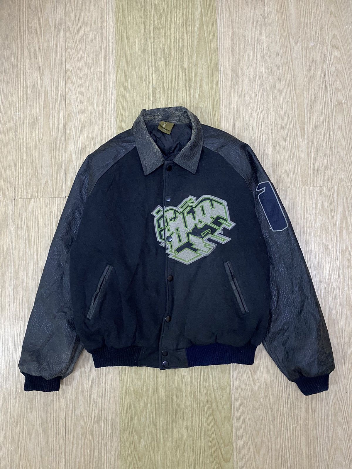 PHENOMENON 🔥RARE🔥Vintage Swagger x Phenomenon varsity jacket Size US L / EU 52-54 / 3 - 1 Thumbnail