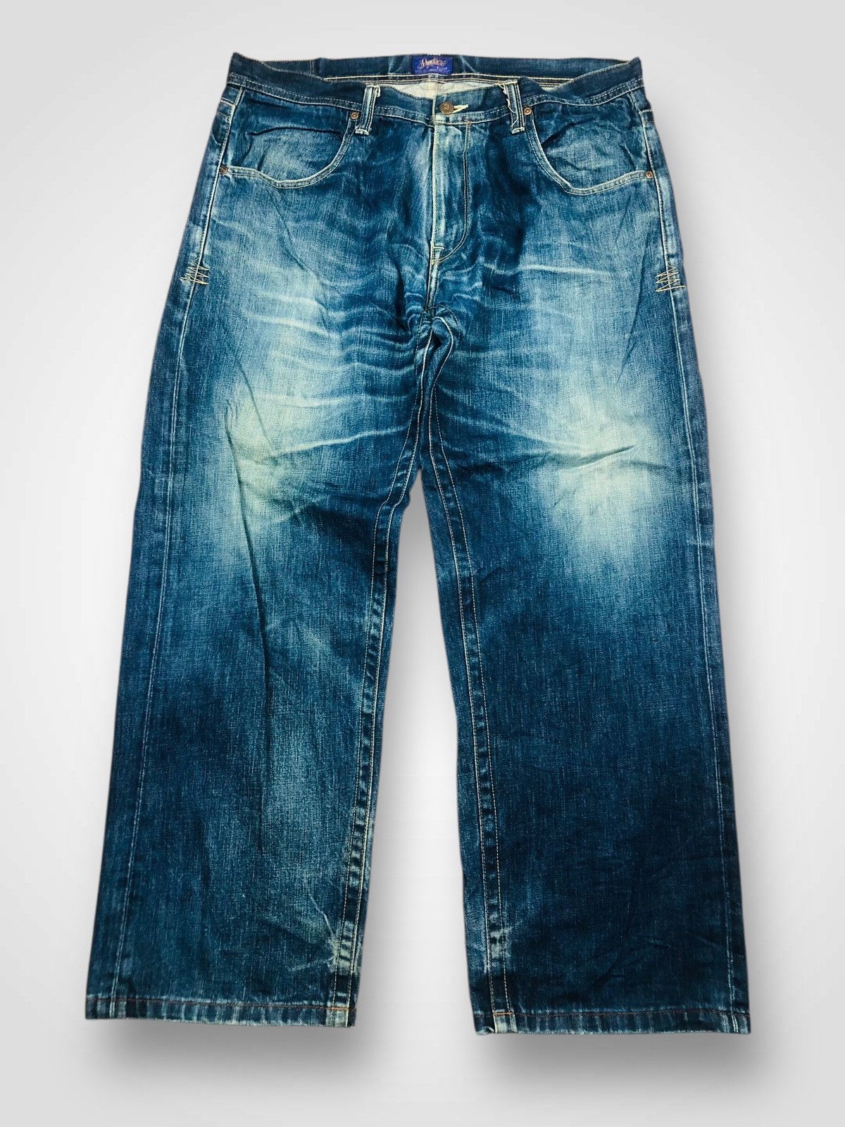 If Six Was Nine Authentic Fine Denim Distress Jeans (37) Size US 36 / EU 52 - 1 Thumbnail
