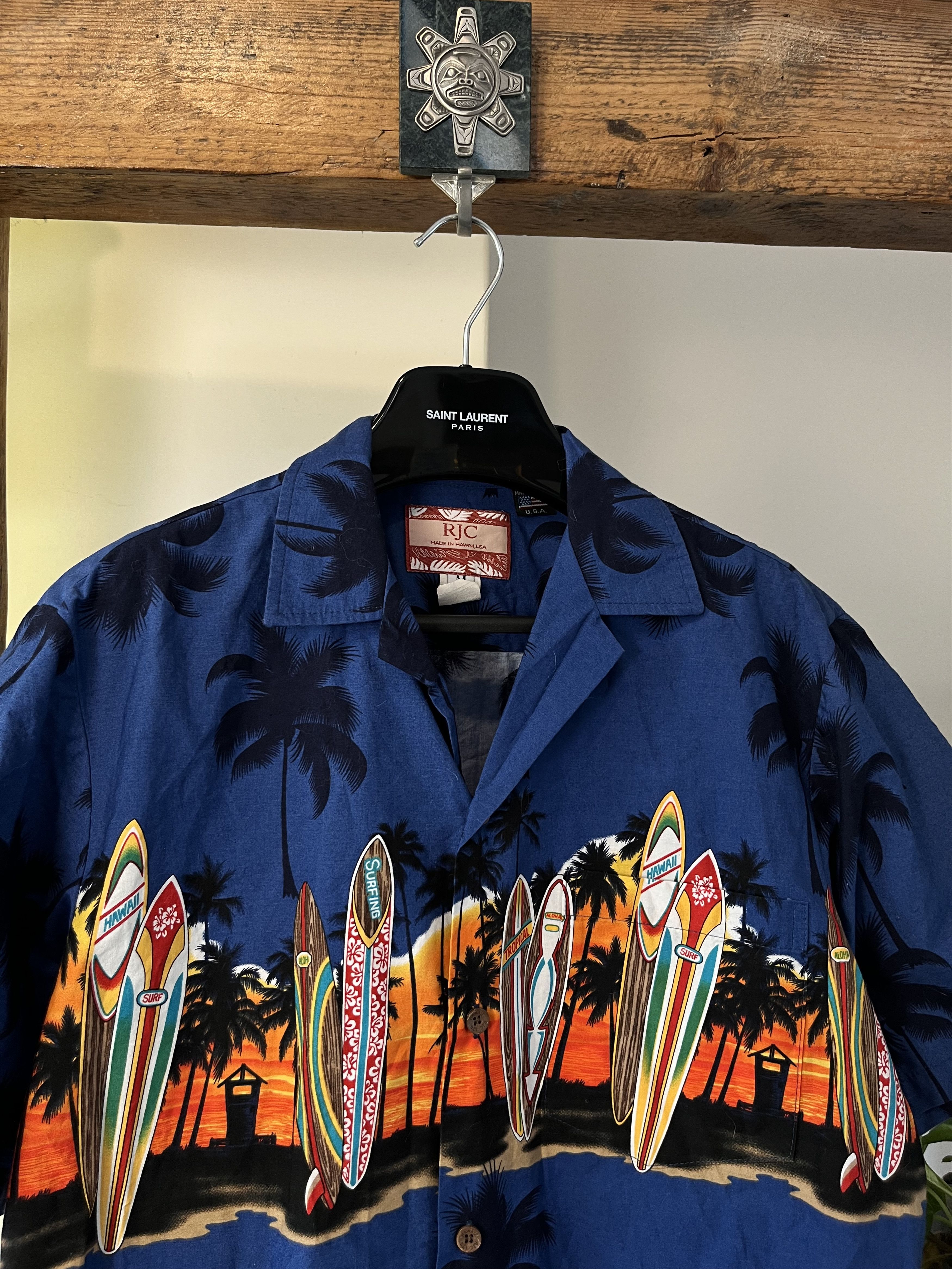 Other Vintage 90s RJC Made in Hawaiian Shirt Summer Cuban Size US M / EU 48-50 / 2 - 3 Thumbnail