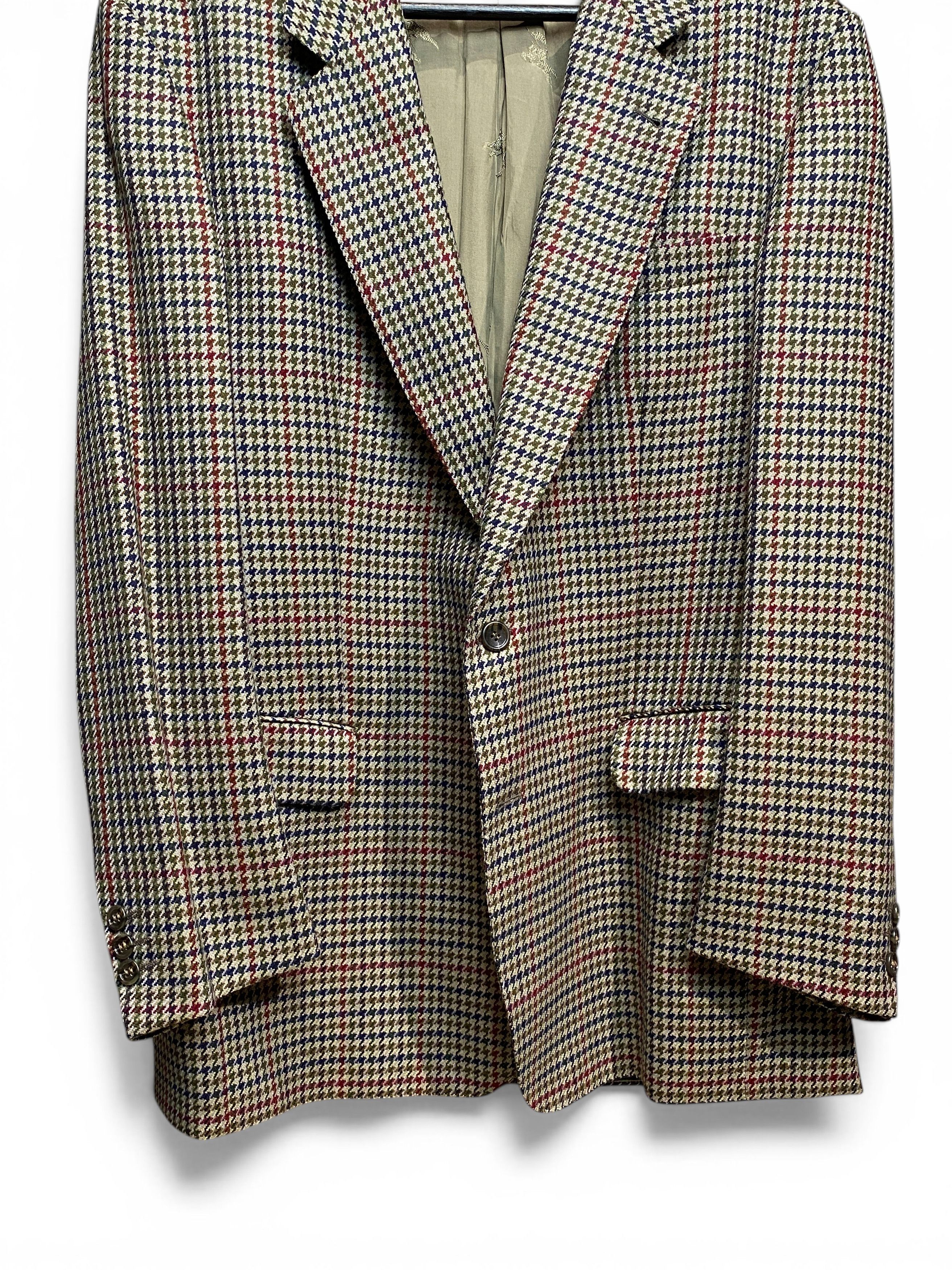 Burberry Burberry Multicolor Gun Club Check Wool Blazer Sport Jacket Size 42R - 5 Thumbnail