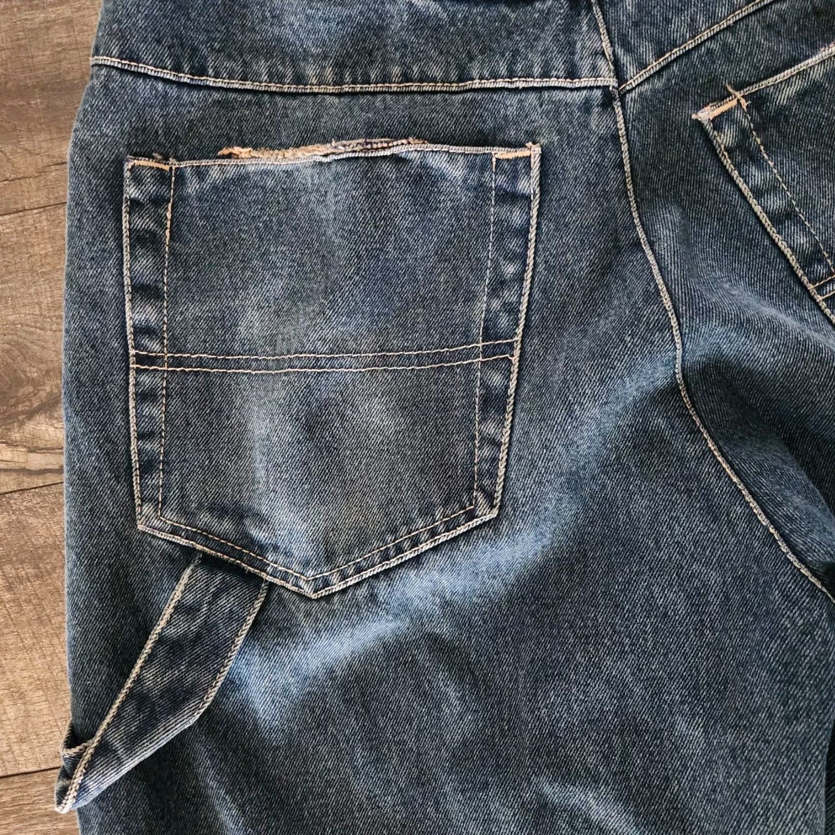 Vintage VINTAGE FNF Jeans Mens 32X32 Baggy Carpenter Wide Leg Skater Y2K Streetwear Mens Size US 32 / EU 48 - 4 Thumbnail