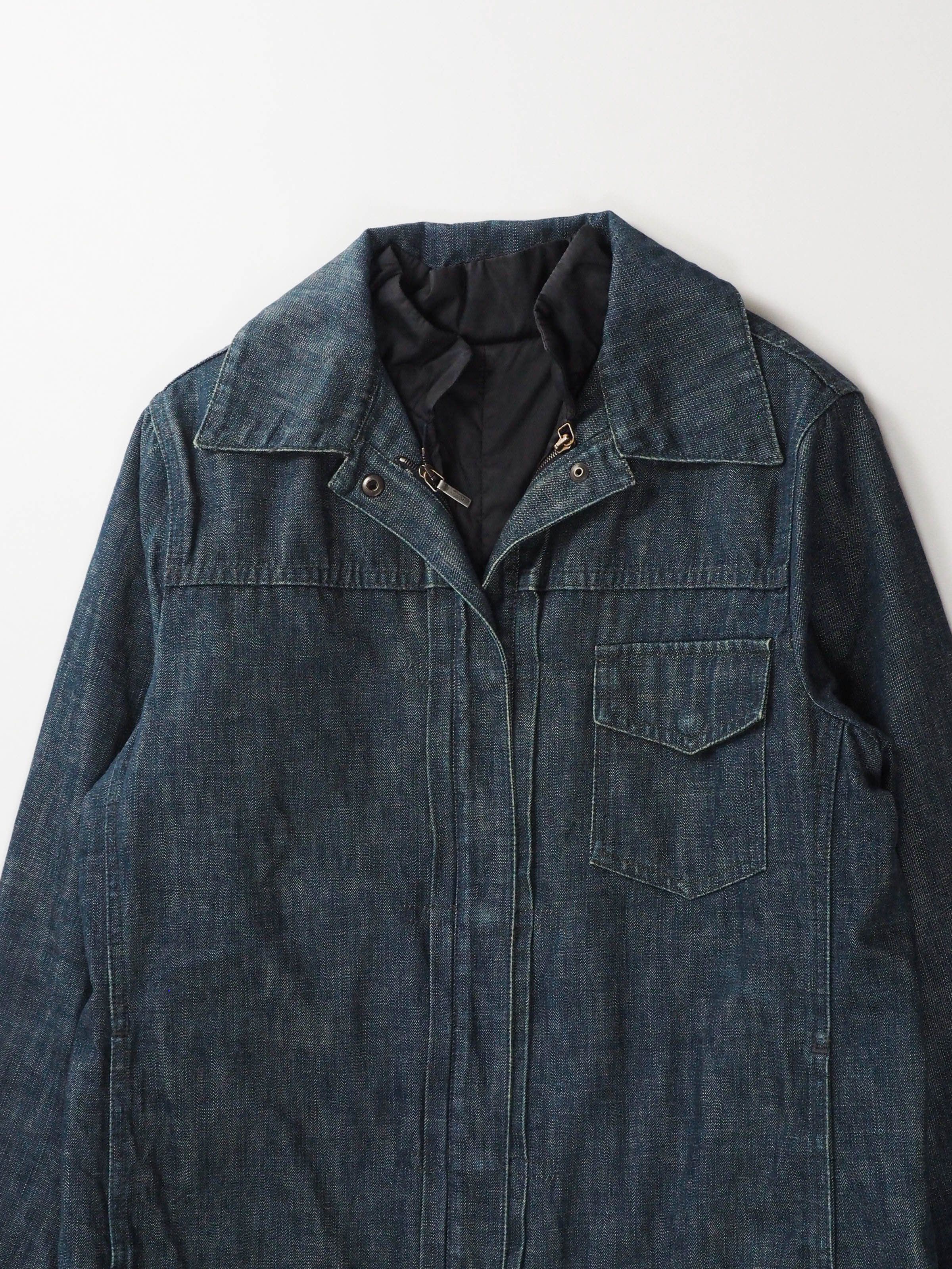 Jil Sander Jil Sander Raw Denim Trucker Jacket Size M / US 6-8 / IT 42-44 - 2 Thumbnail