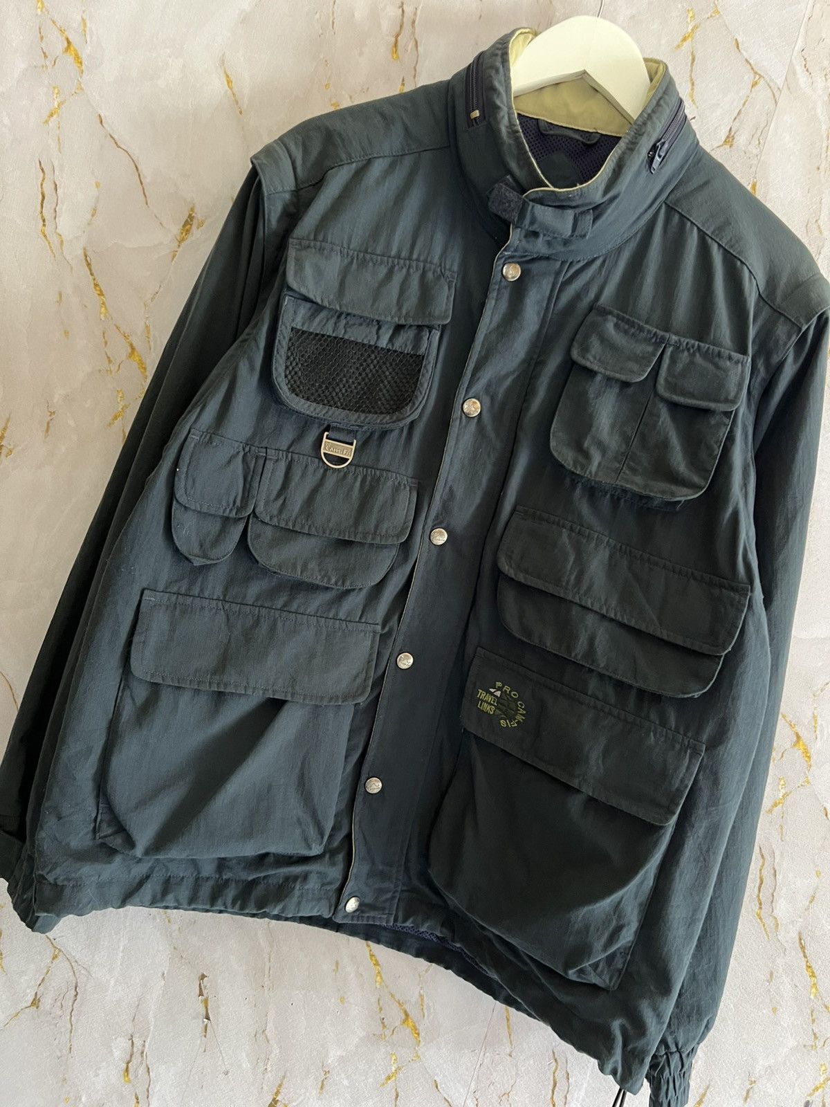 Vintage Vintage proCAM-FIS Multi Pocket Utility Jacket Techwear Size US S / EU 44-46 / 1 - 7 Thumbnail