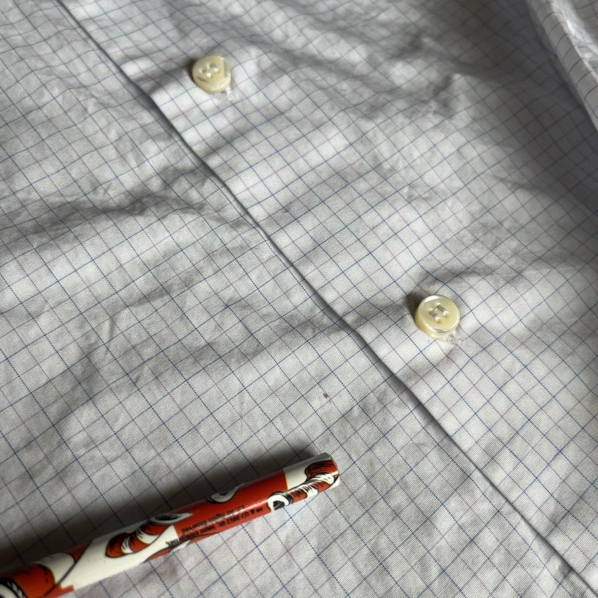 Salvatore Ferragamo Vintage Y2K Salvatore Ferragamo Light Button Up Dress Shirt Size US L / EU 52-54 / 3 - 9 Thumbnail