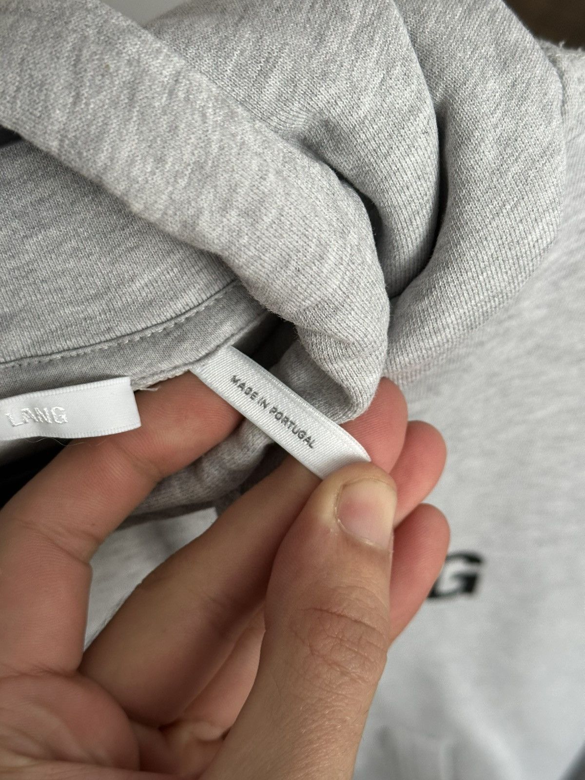 Helmut Lang Helmut Lang Hoodie Pullover Big Logo Size US M / EU 48-50 / 2 - 10 Thumbnail