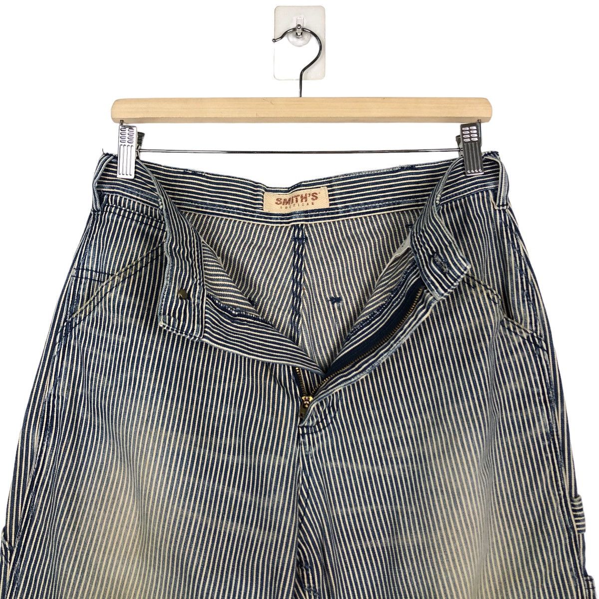 Japanese Brand 🔥Vintage Hickory Chore Denim Smith’s American Issey Miyake Size US 30 / EU 46 - 12 Thumbnail