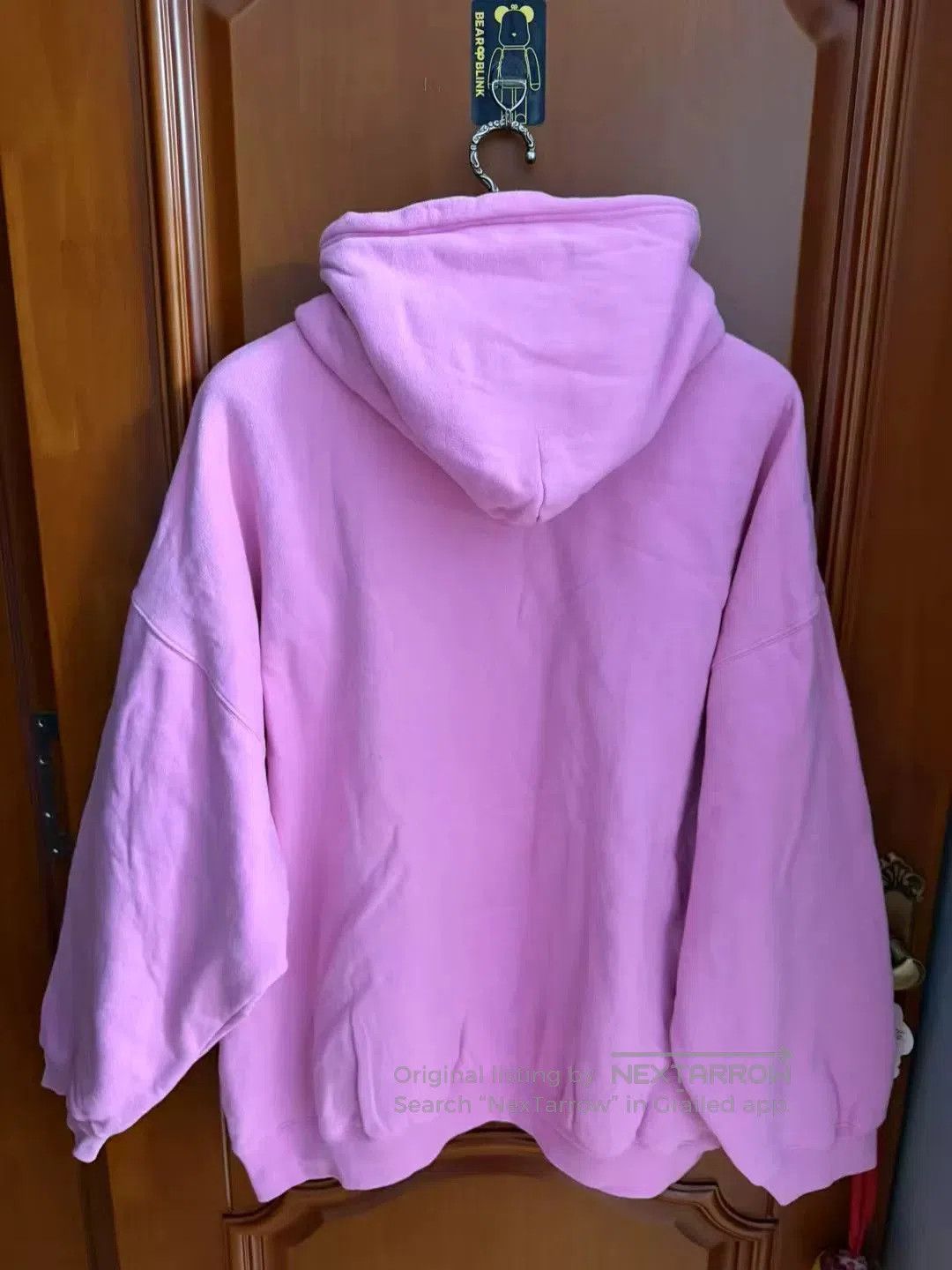 Balenciaga balenciaga pink logo hoodie size S. Size S / US 4 / IT 40 - 2 Thumbnail