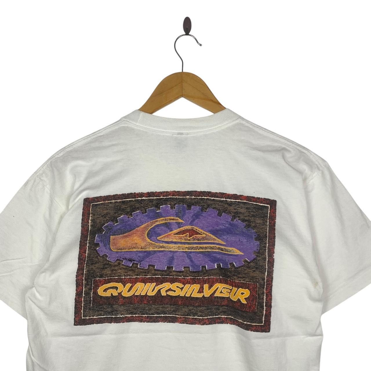 Quiksilver Vintage 90’ QUIKSILVER SURF WAVE Backhit Artwork Tee Shirt Size US L / EU 52-54 / 3 - 7 Thumbnail