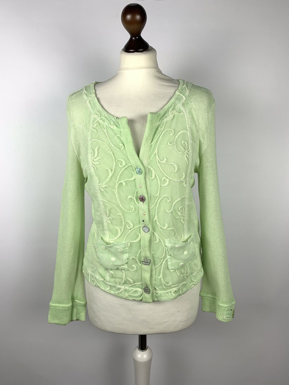 Elisa Cavaletti Vintage Elisa Cavaletti Sono Italiano Blouse Cardigan Size M Size M / US 6-8 / IT 42-44 - 1 Thumbnail