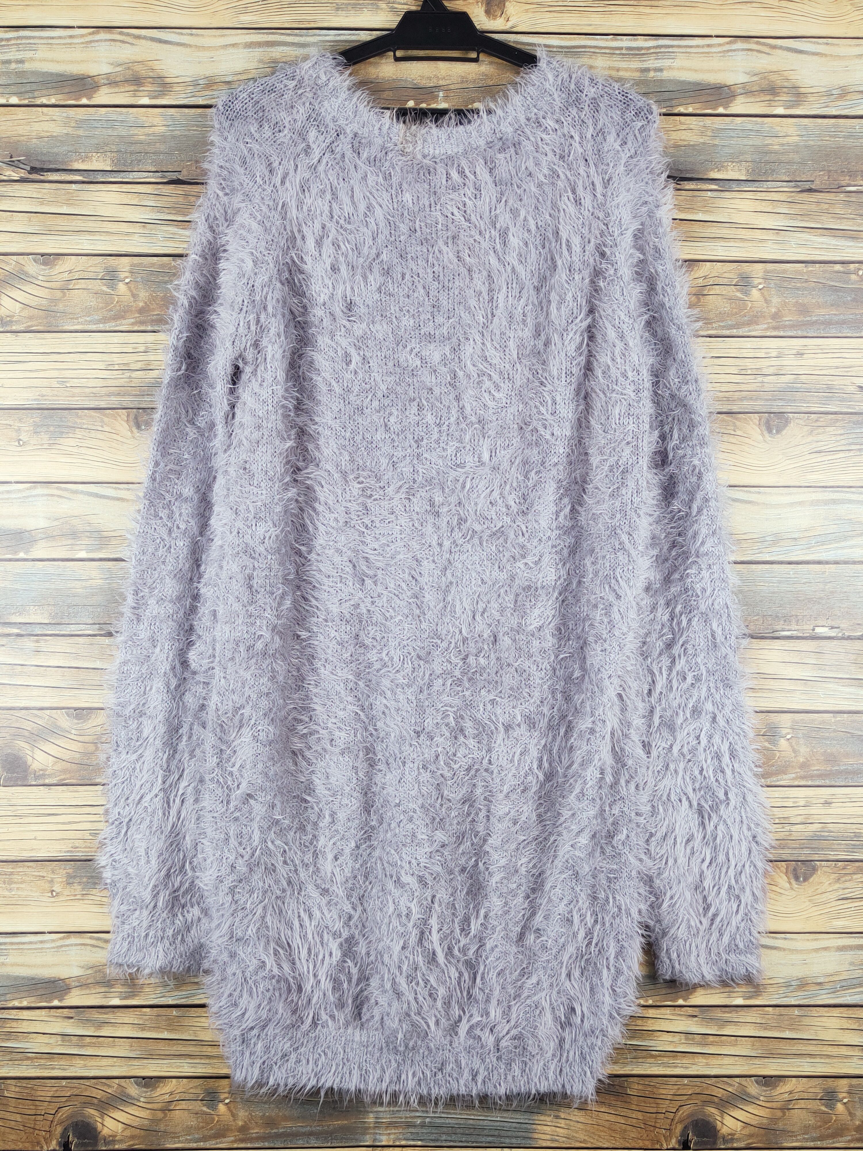 Japanese Brand Durer Dark Gray Shag Shaggy Fur Mohair Knitwear #W1173 Size M / US 6-8 / IT 42-44 - 7 Thumbnail