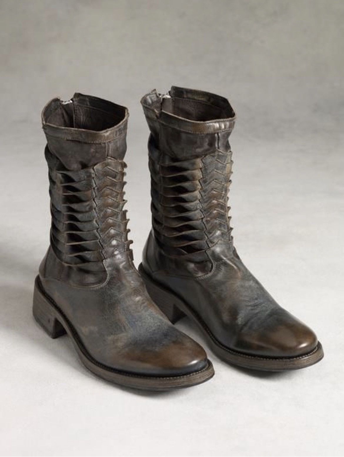John Varvatos Distressed Artisan Boot Size 10 Size US 10 / EU 43 - 2 Thumbnail