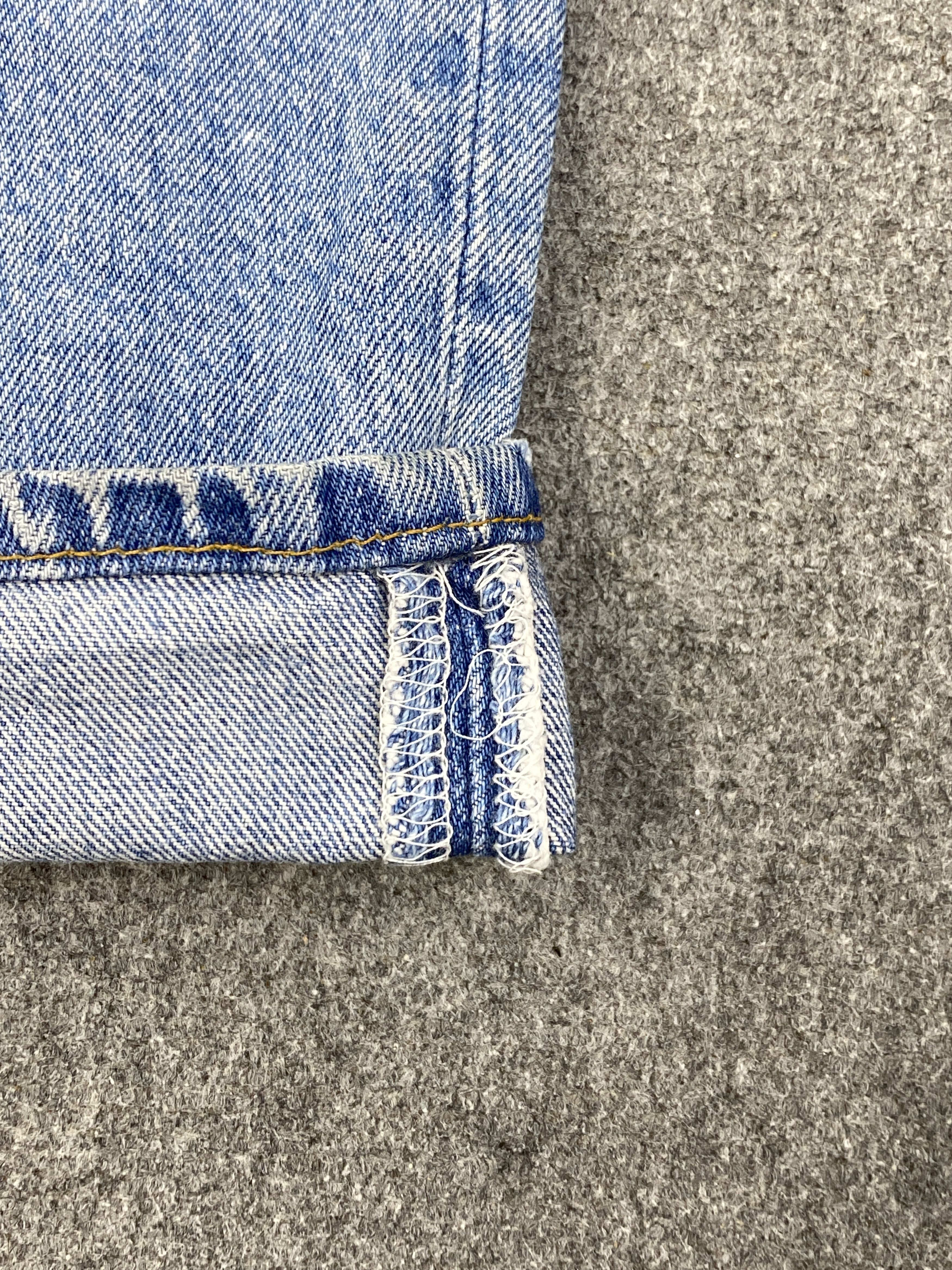 Levi's Vintage 90s Levi's 501 Distressed Faded Blue Jeans DP2849 Size US 32 / EU 48 - 10 Thumbnail