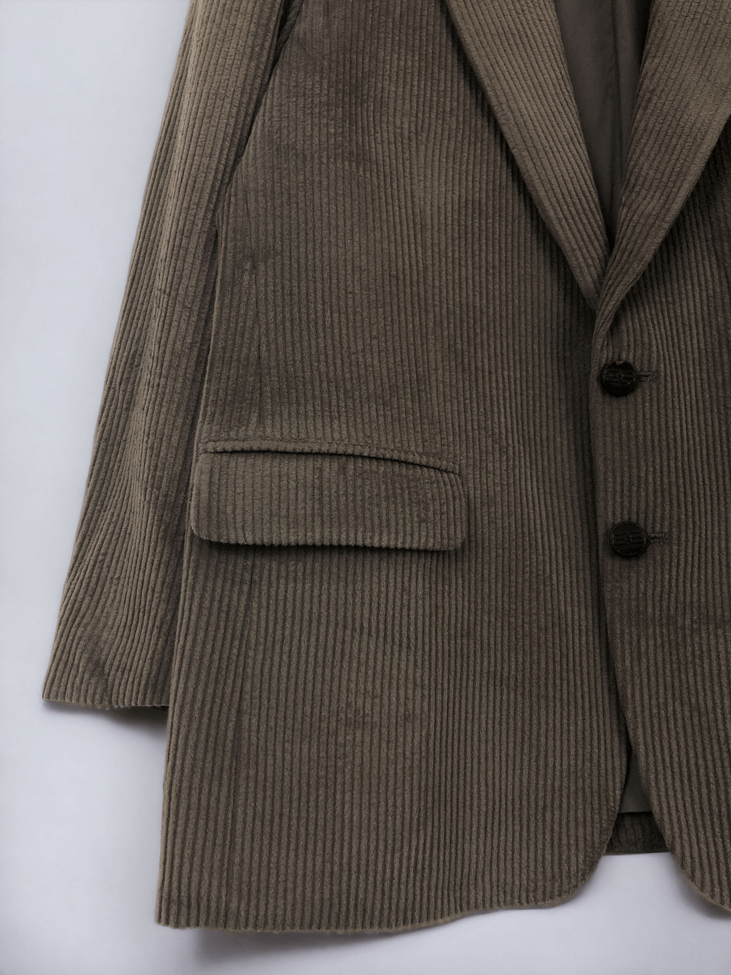 Balenciaga Balenciaga Paris Corduroy Blazer Luxury Brown Jacket JA0032 Size US L / EU 52-54 / 3 - 15 Thumbnail