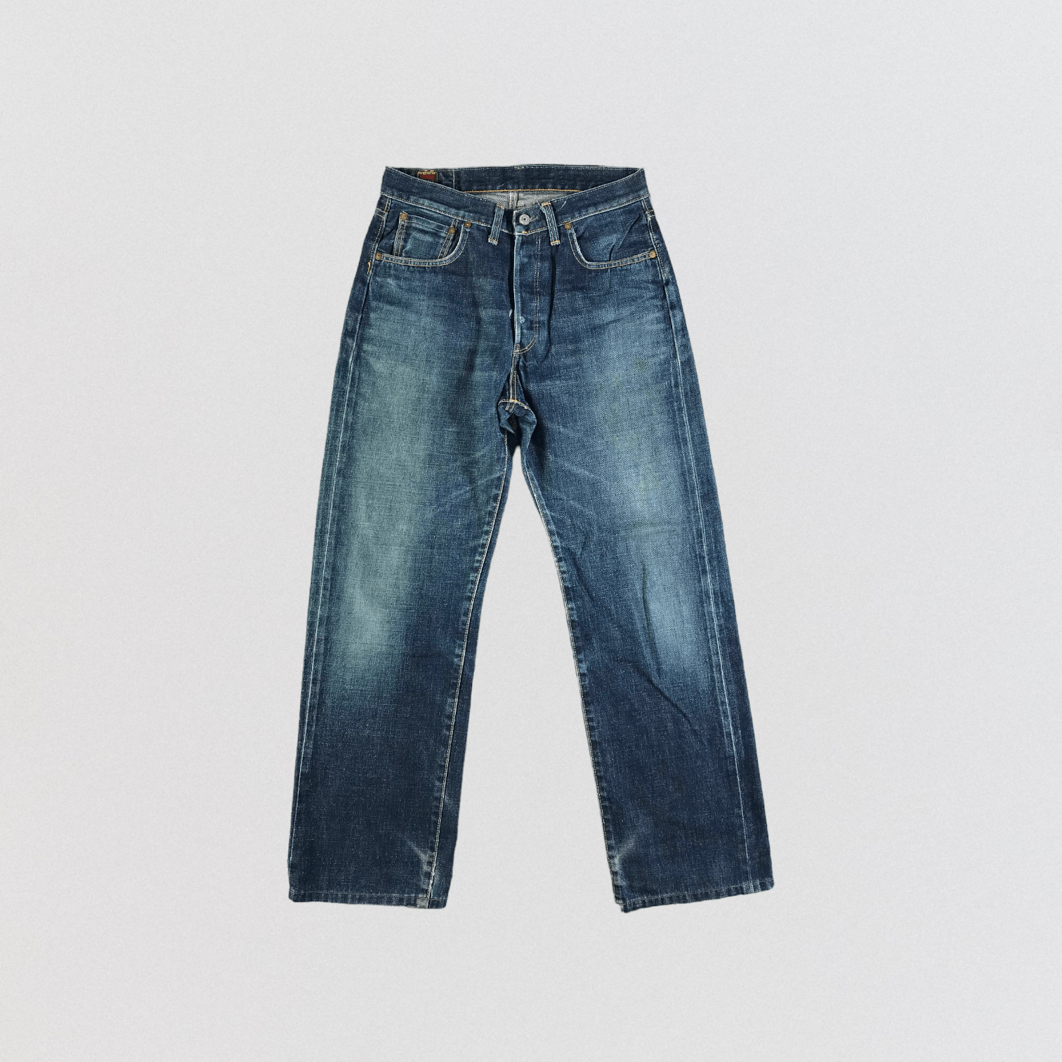 Edwin Vintage Blue Wash Edwin 505 Selvedge Jeans-JM3622 Size US 31 - 1 Thumbnail