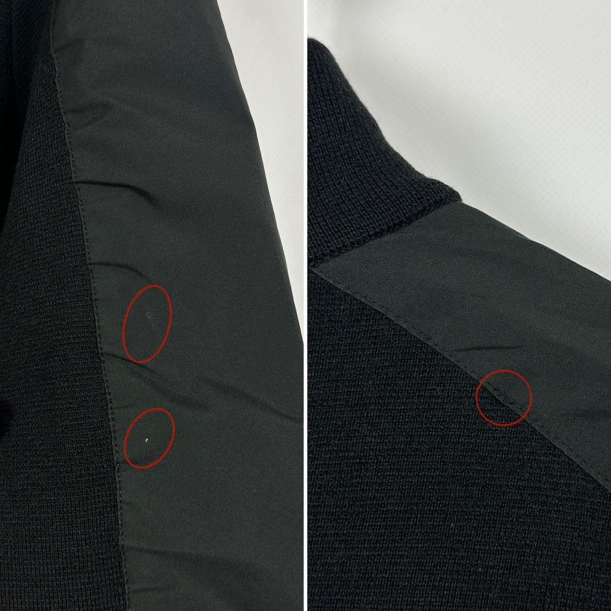 Prada Prada Red Tab Wool/Nylon Technical Knit Full Zip Jacket Size US M / EU 48-50 / 2 - 20 Thumbnail