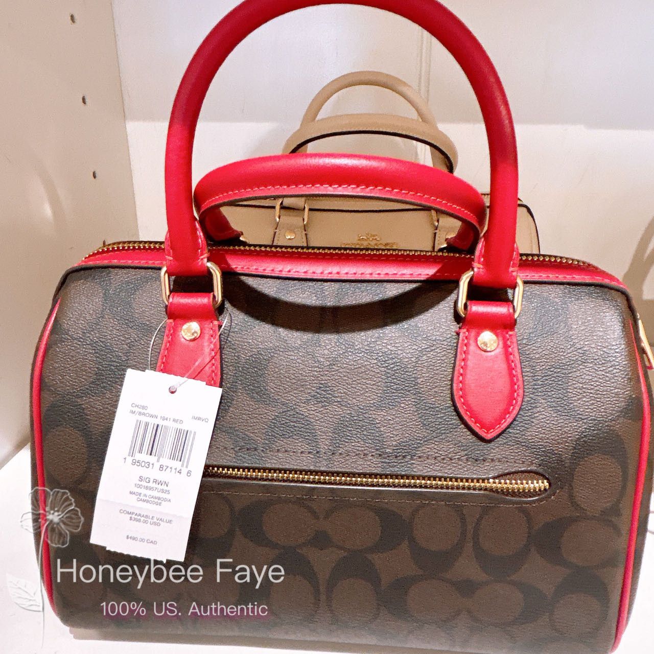 Coach Rowan Satchel Bag In Signature Canvas CH280 Size ONE SIZE - 3 Thumbnail