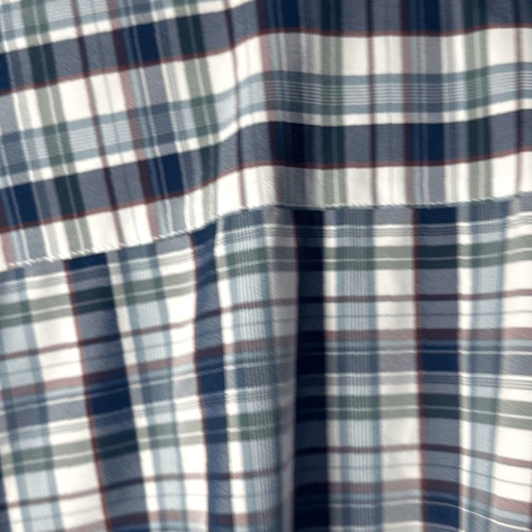 Mizzen+Main Mizzen+Main Leeward Collection XL Trim Fit Athletic Dress Shirt 4 way Stretch Wrinkle Free Performance Fabric Multicolor Mens XL Dress Shirt Size 46R - 5 Thumbnail