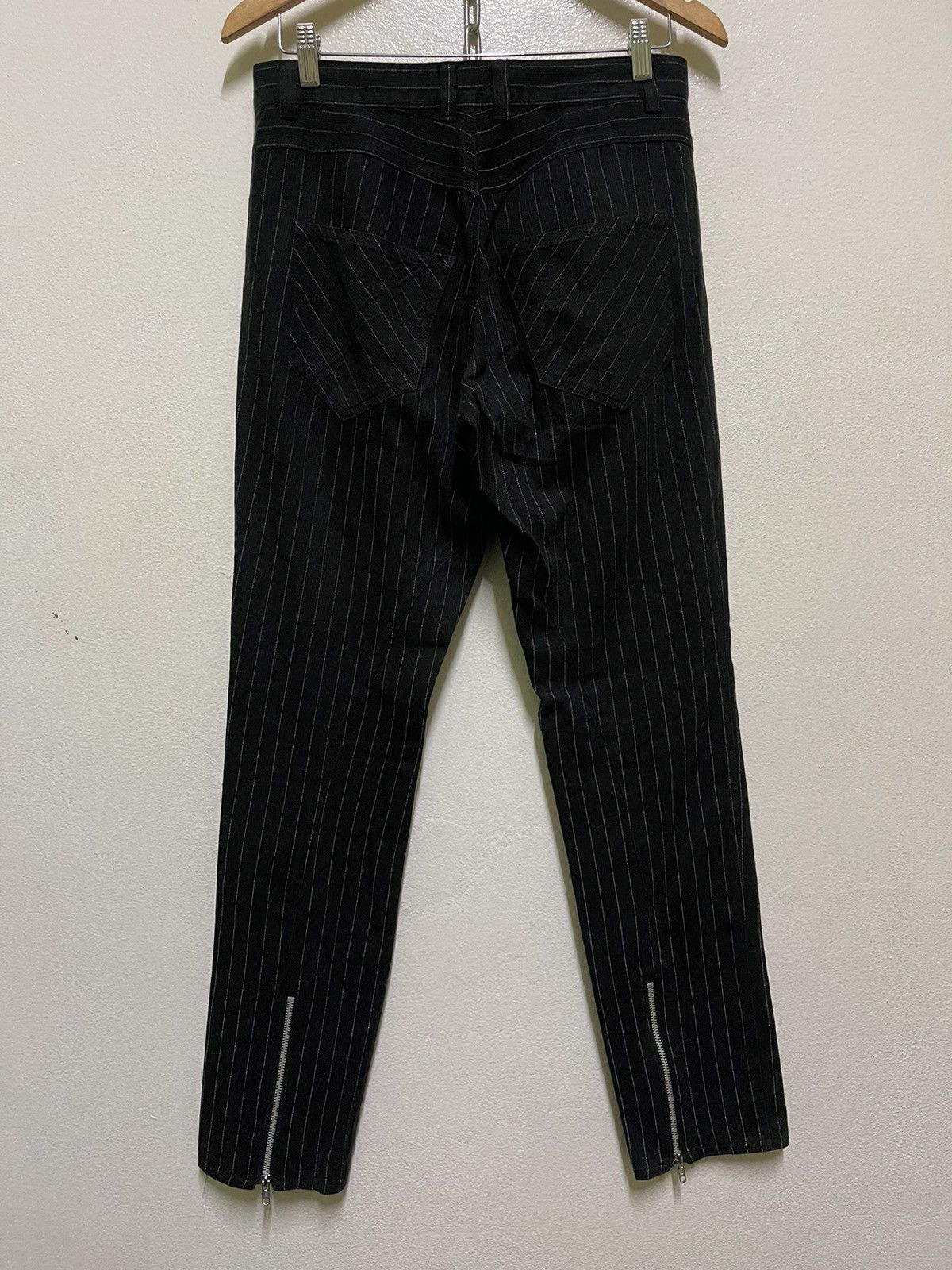 Katharine Hamnett London Hamnett Striped Pants Legs Zipper Japan Size US 30 / EU 46 - 9 Thumbnail