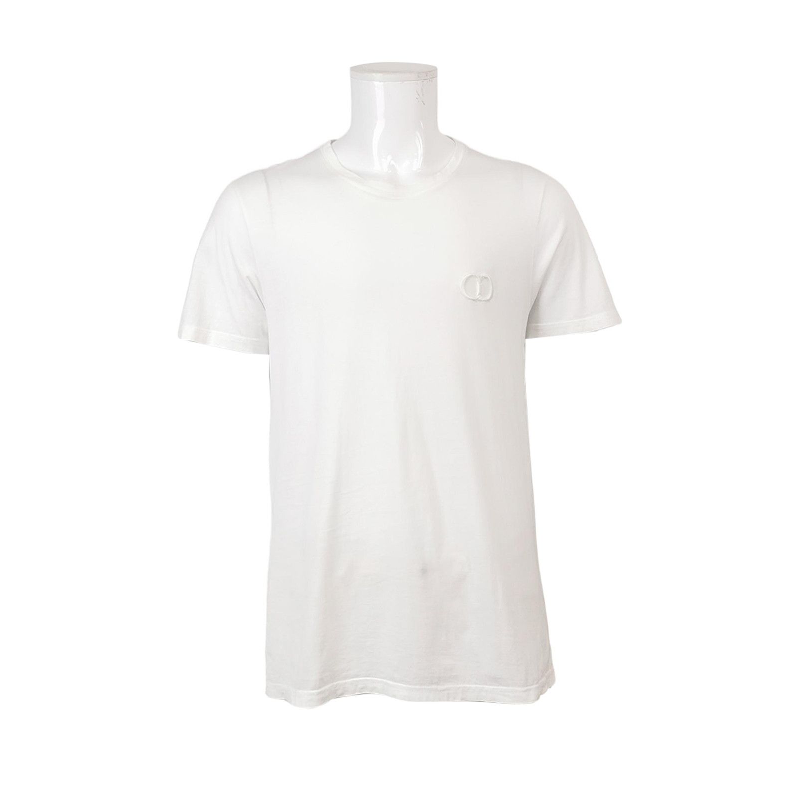 Dior Dior CD Embroidery T-Shirt White XL Size US XL / EU 56 / 4 - 1 Thumbnail