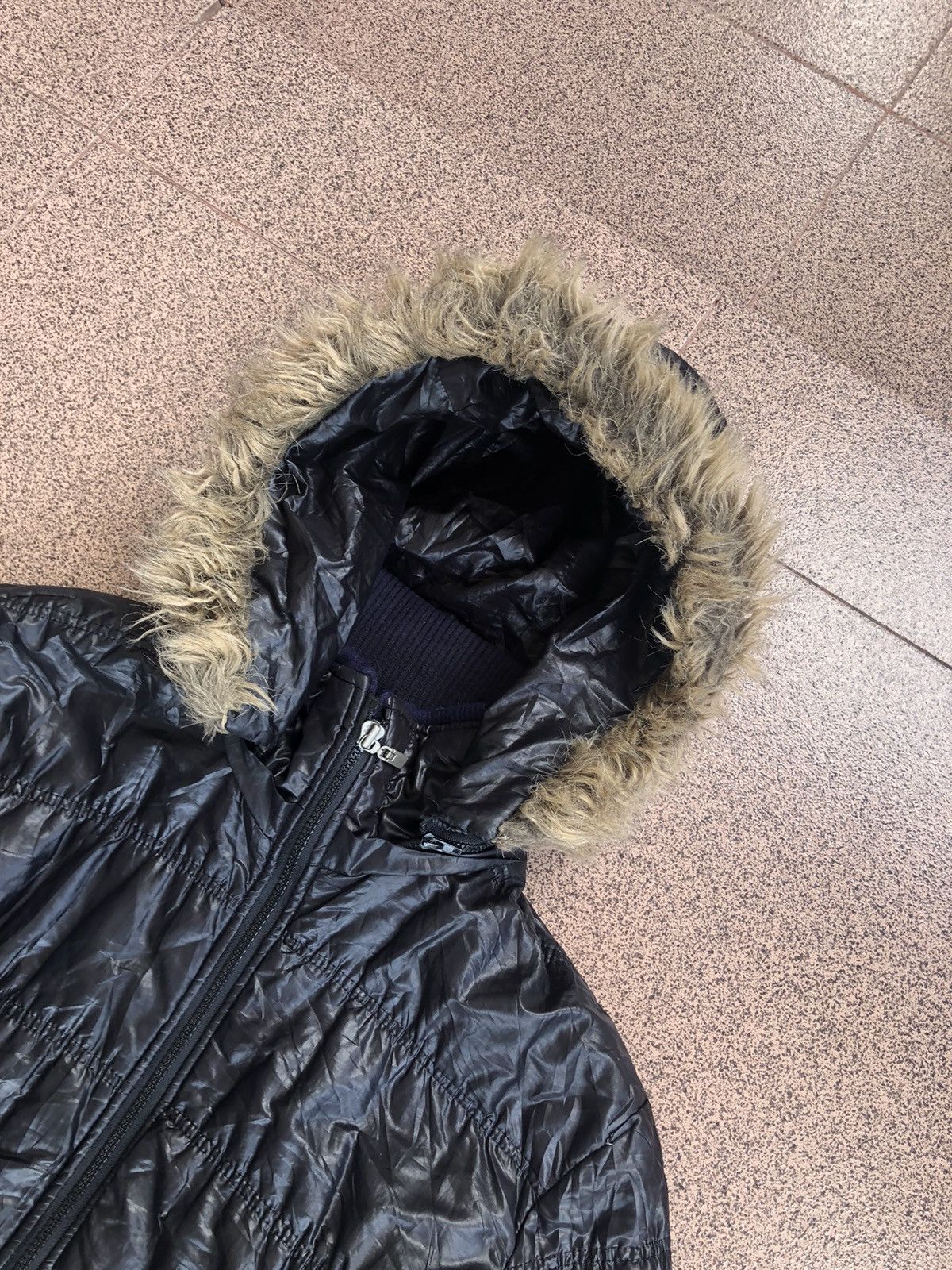 If Six Was Nine Unkown Puffer Fur Jacket Size US L / EU 52-54 / 3 - 3 Thumbnail