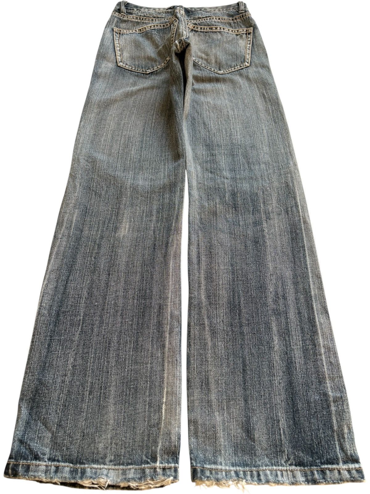 Japanese Brand Vintage Japanese Brand Faded Wash Distressed Rip Loose Jean Size US 27 - 2 Thumbnail