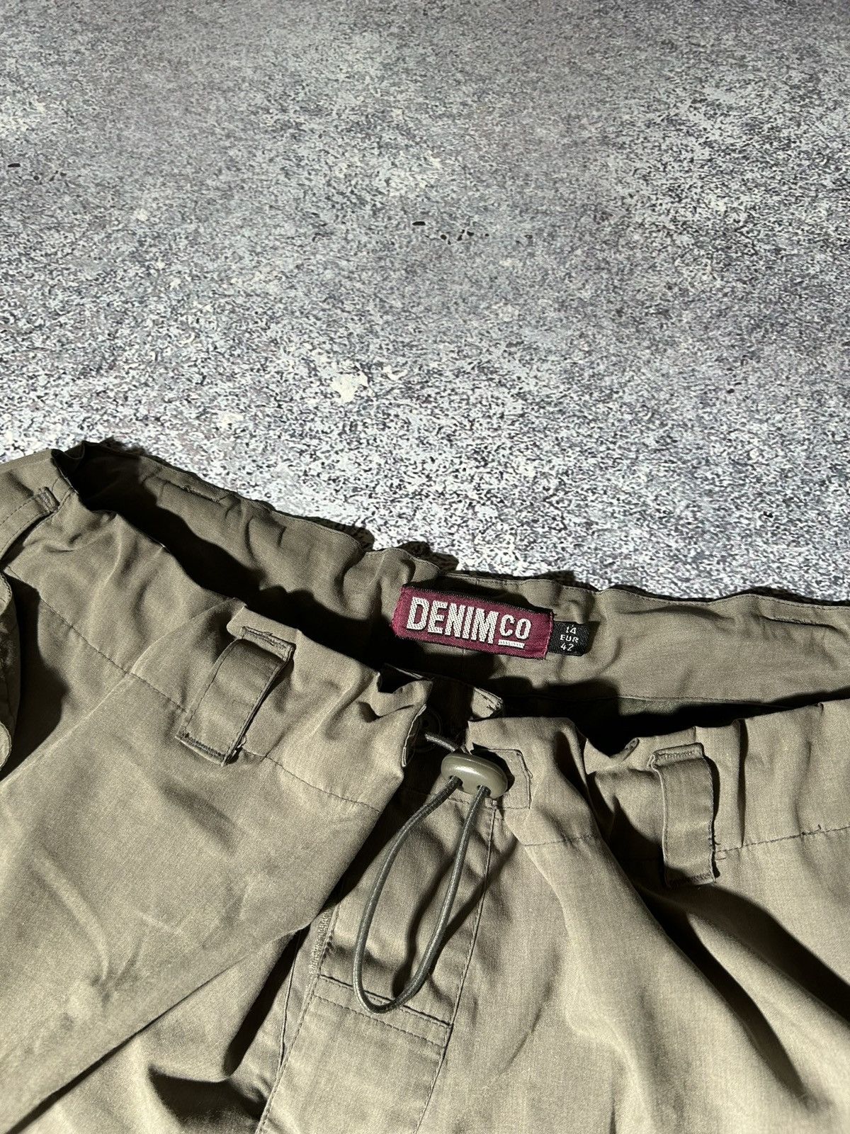 Y2K Super Baggy Bandage Cargo Pants Multi Pocket Archive Rap