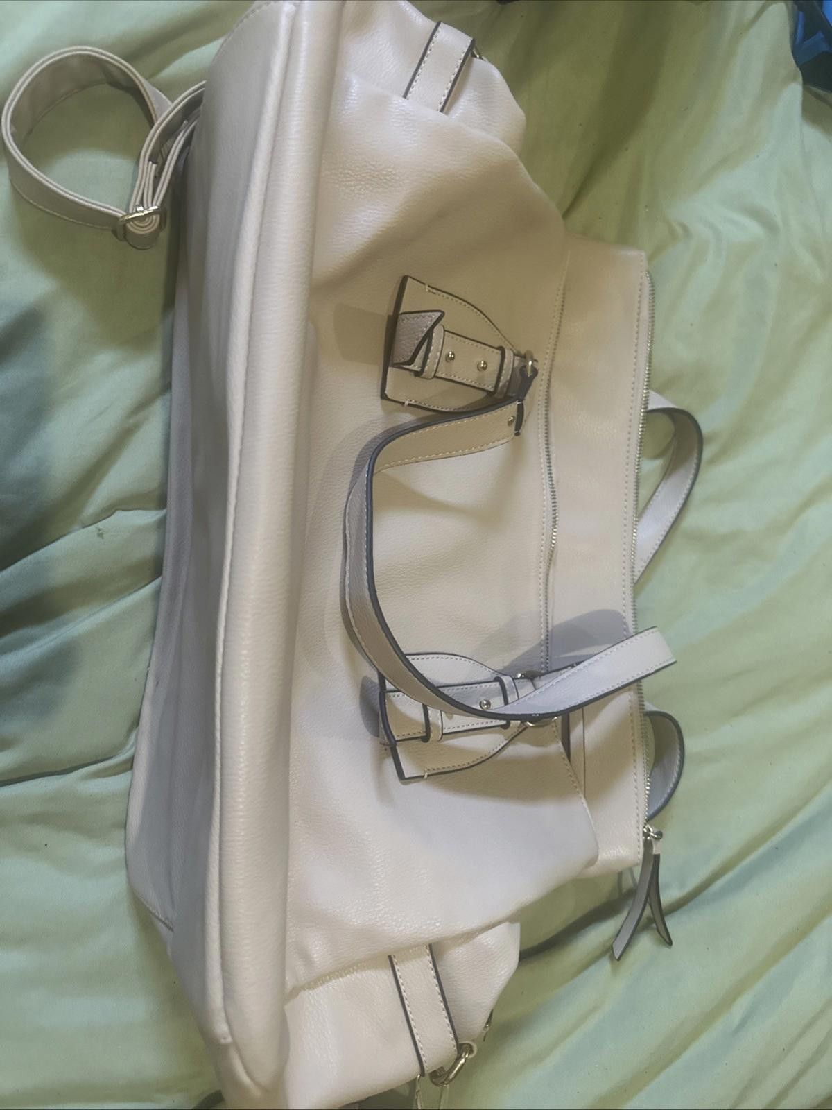 The Unbranded Brand Like Oversized Purse Beige Satchel Size ONE SIZE - 2 Thumbnail