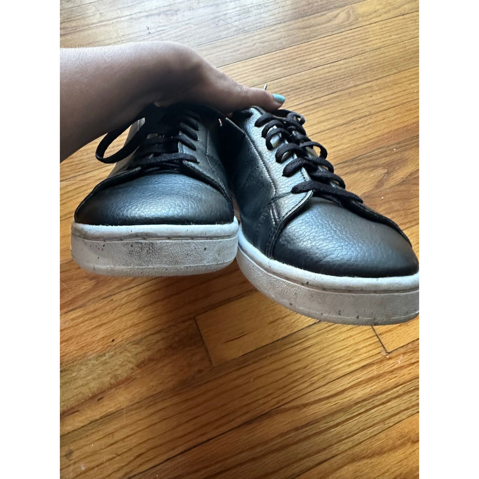 Adidas Adidas Advantage Cloudfoam Sneakers Black Cork Detail Size US 10.5 / EU 43-44 - 6 Thumbnail