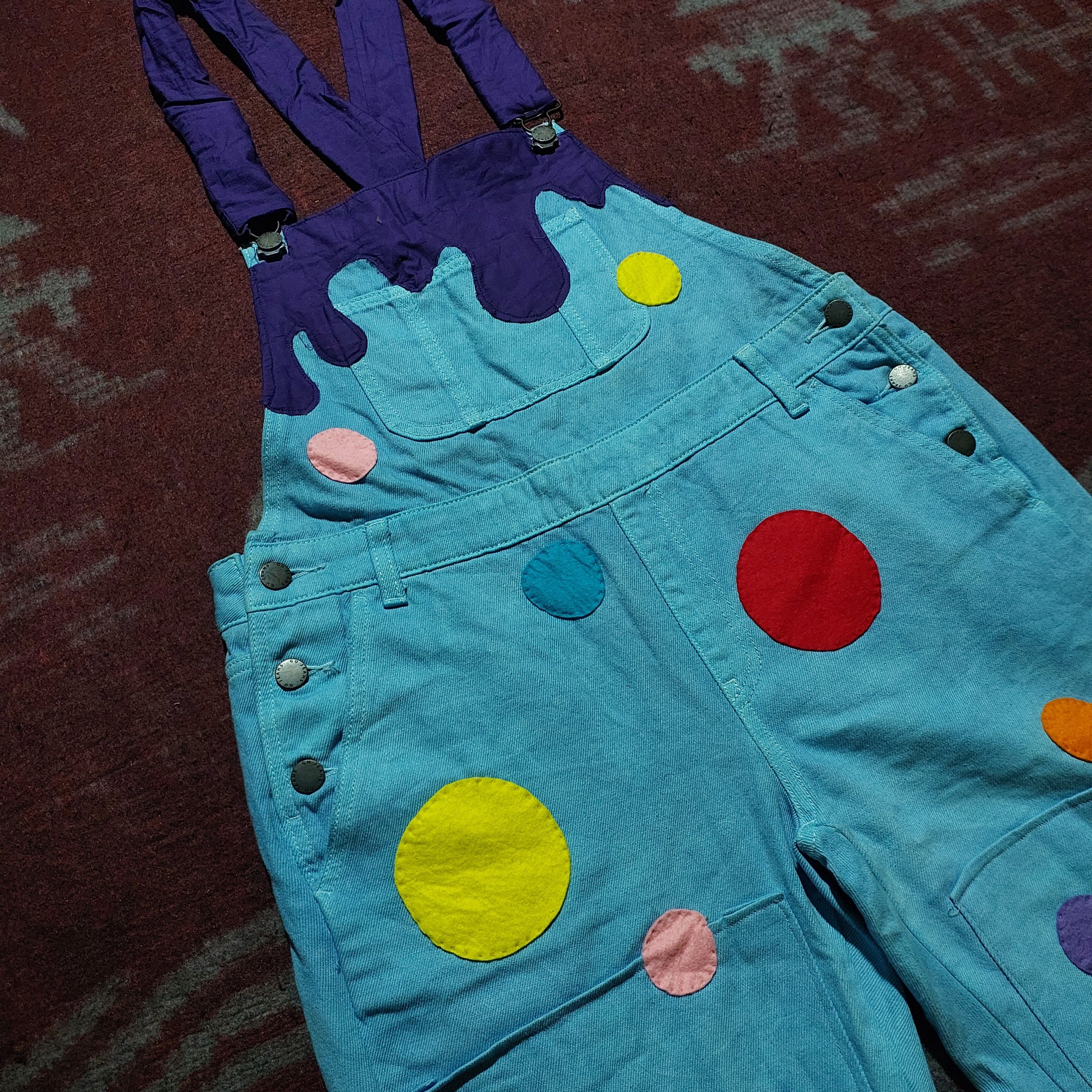 GU × Japanese Brand GU polcadot multicolour shorts jumsuits Size 34" / US 12 / IT 48 - 3 Thumbnail