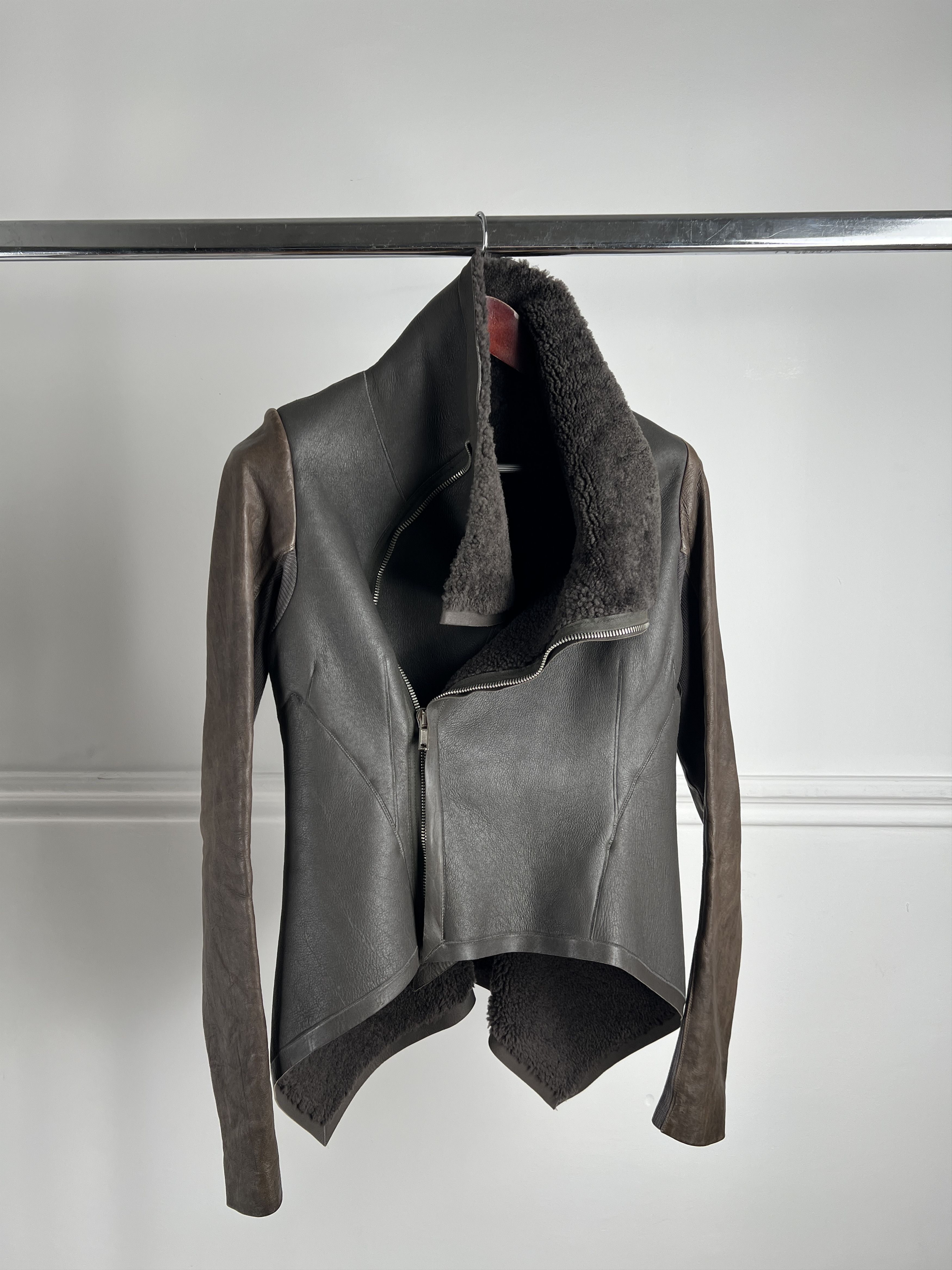Rick Owens rick owens shearing leather jacket Size M / US 6-8 / IT 42-44 - 2 Thumbnail