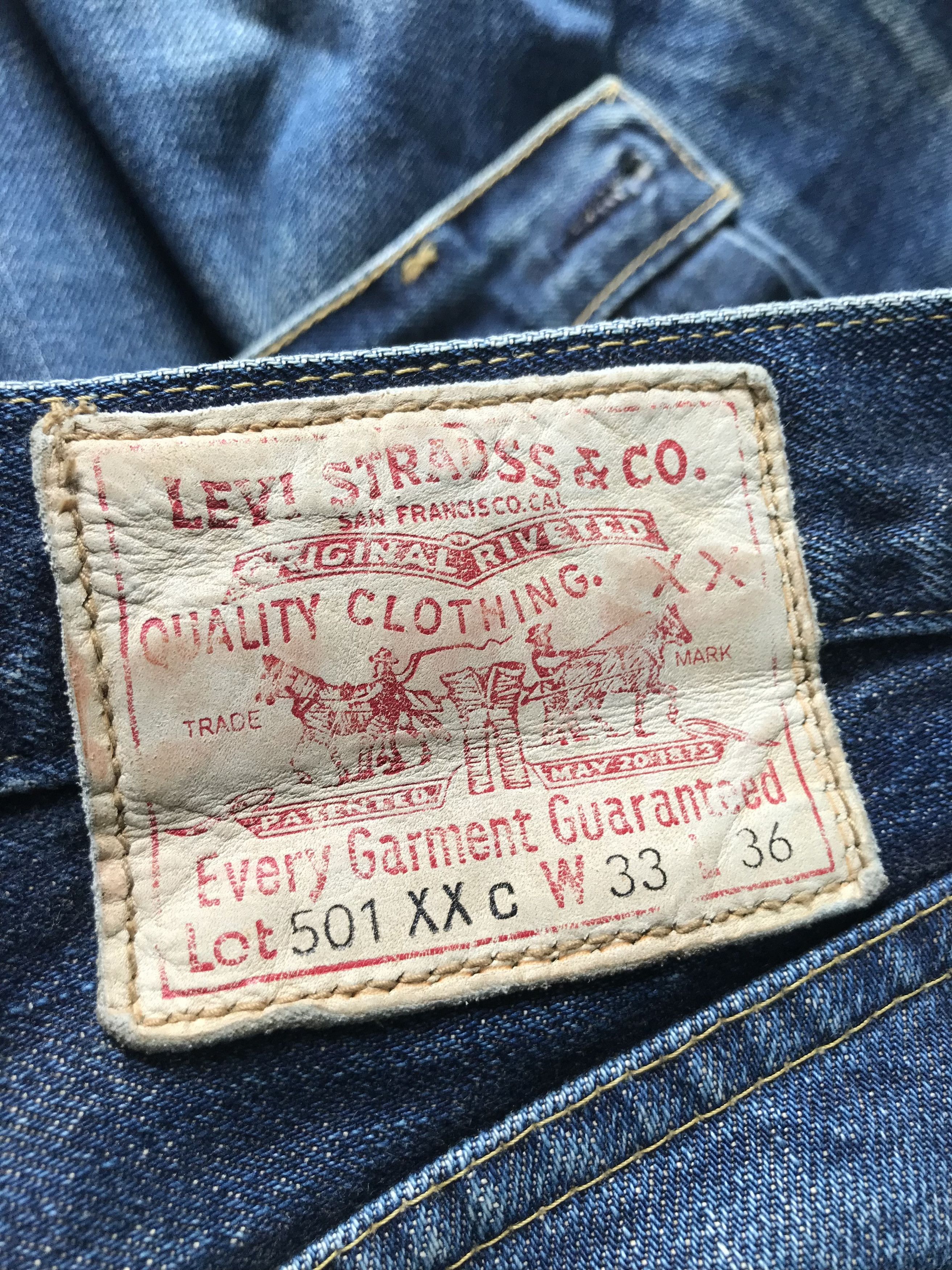 Levi's Vintage 501XX C Size US 30 / EU 46 - 8 Thumbnail