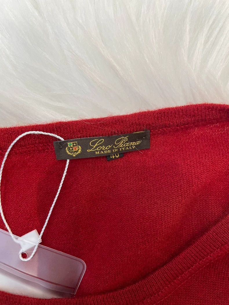 Loro Piana LORO PIANA Red cashmere sweater Size M / US 6-8 / IT 42-44 - 4 Thumbnail