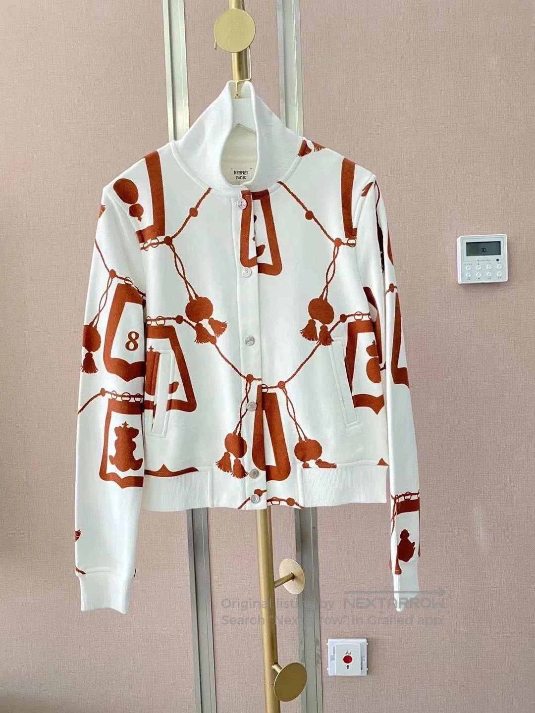Hermes Hermes New Baseball Jacket Coat. Size US S / EU 44-46 / 1 - 1 Thumbnail